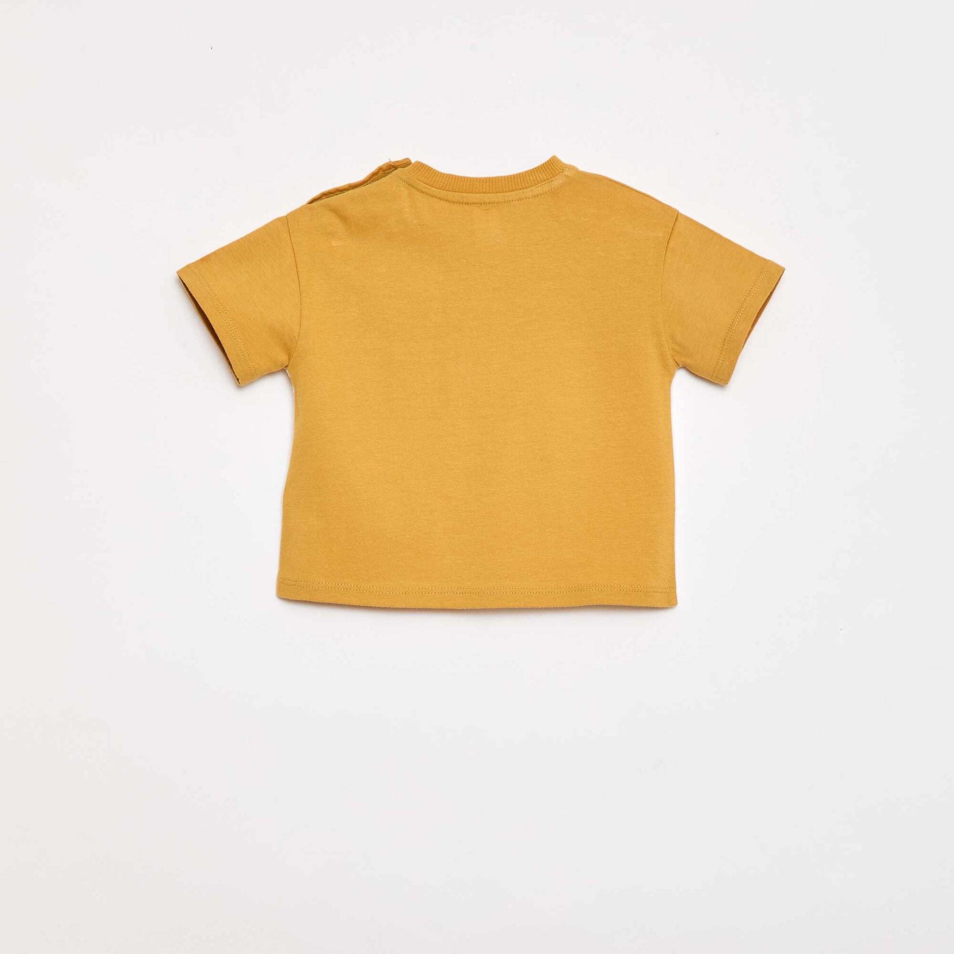 T-shirt avec poche poitrine 'Disney' JAUNE