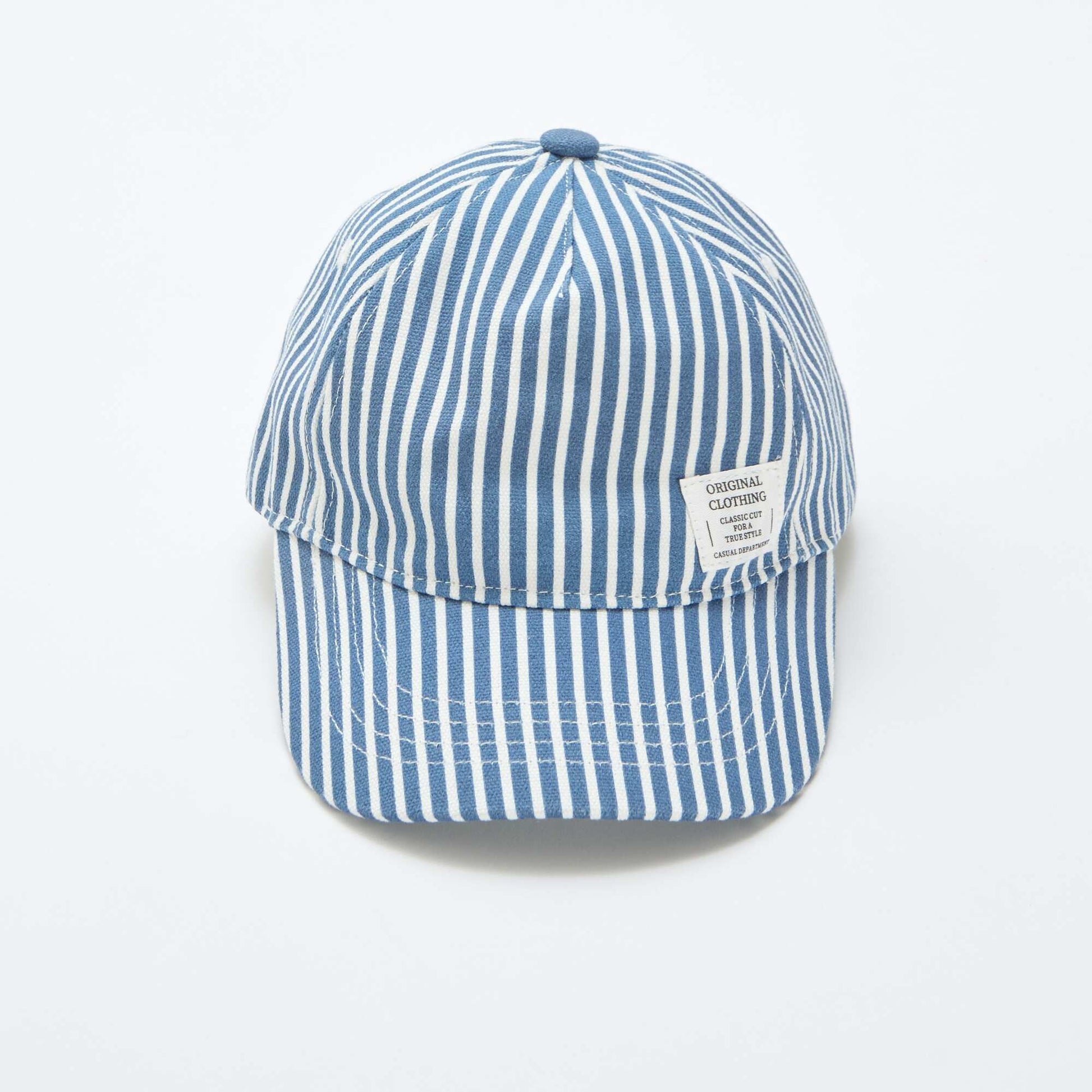 Casquette à rayures BLEU