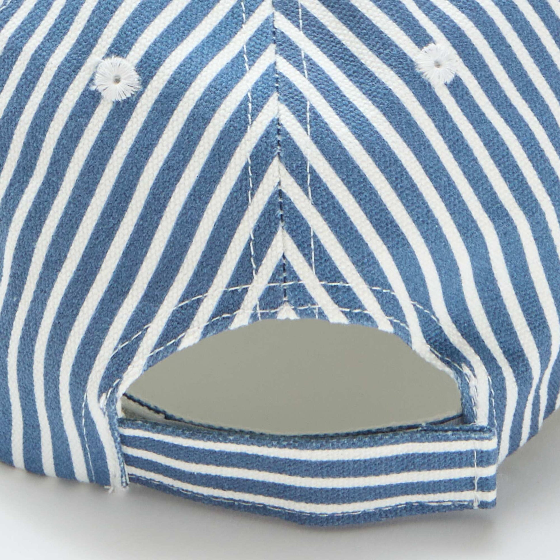 Casquette à rayures BLEU