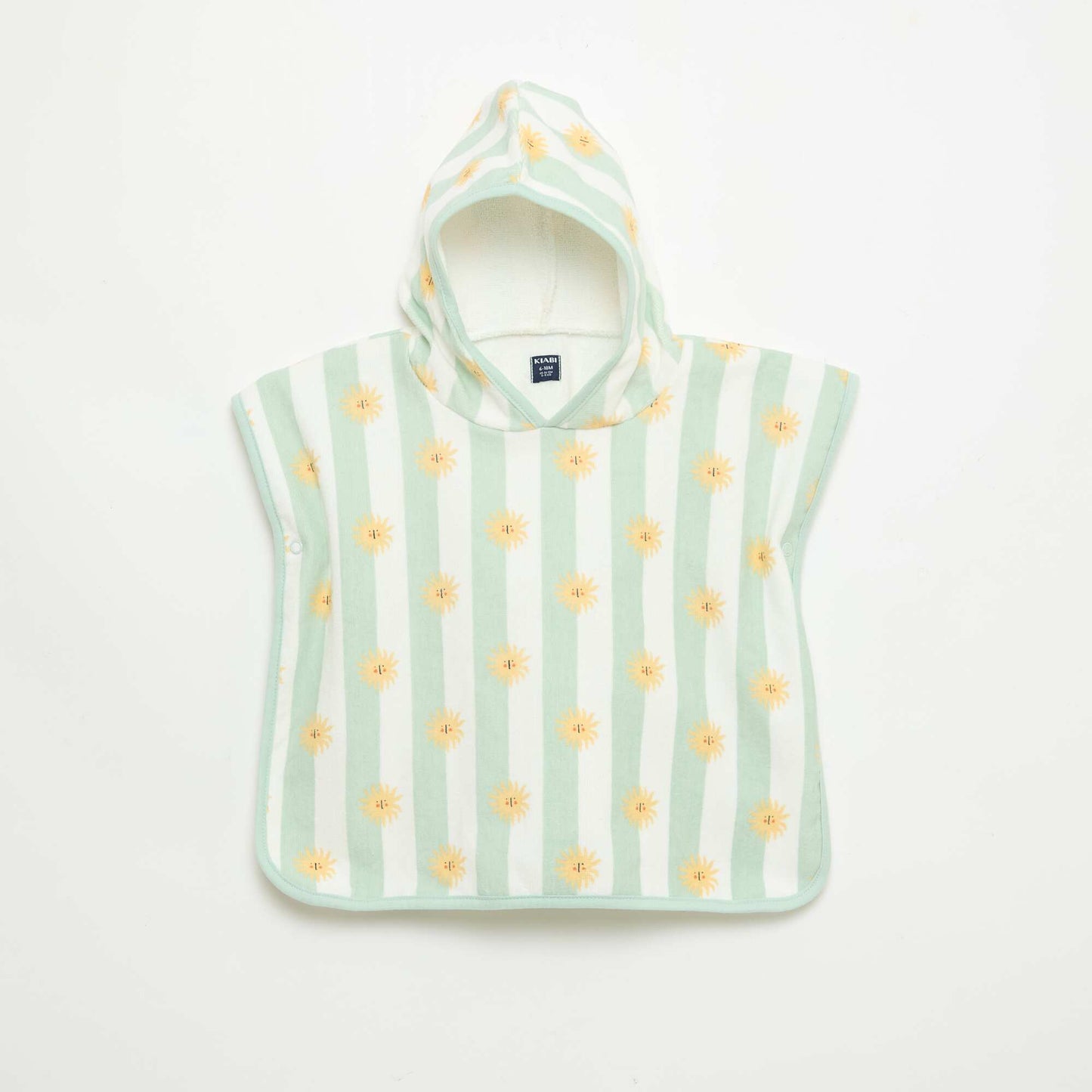 Cape de bain avec capuche VERT