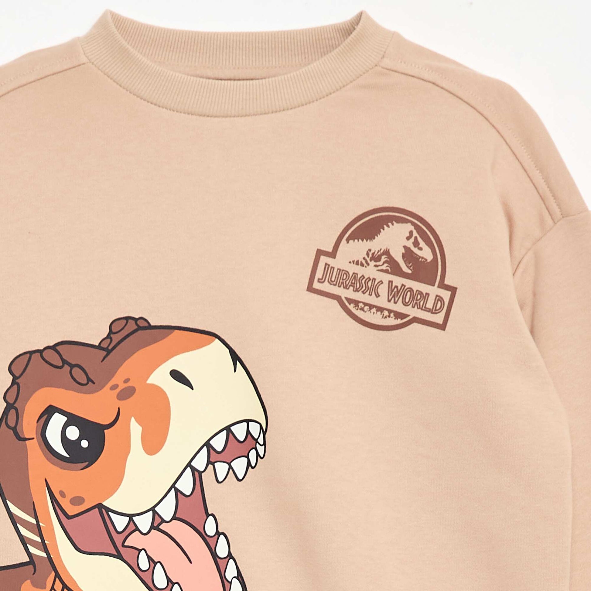 Ensemble sweat + short 'Jurassic World'  - 2 pièces BEIGE