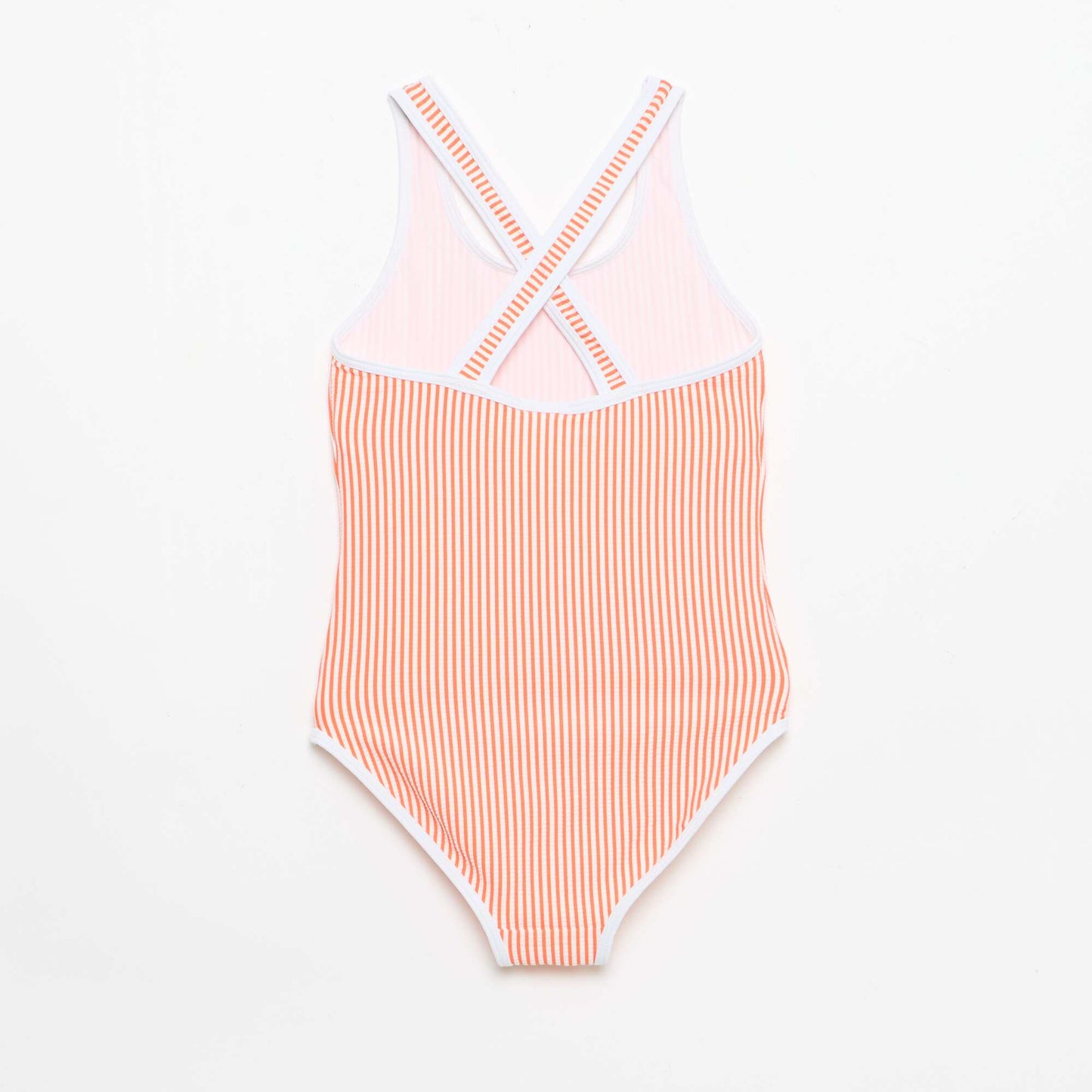 Maillot de bain rayé ROUGE