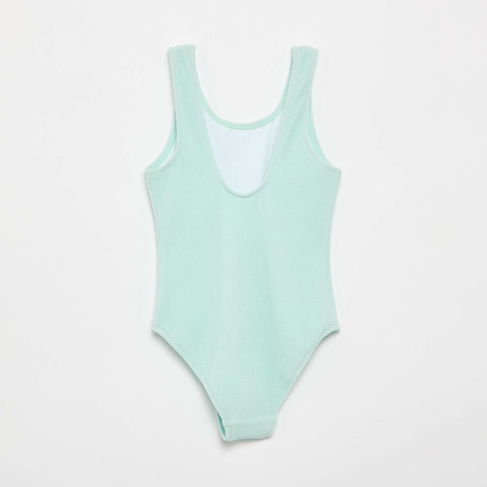 Cape de bain unie avec capuche BLEU