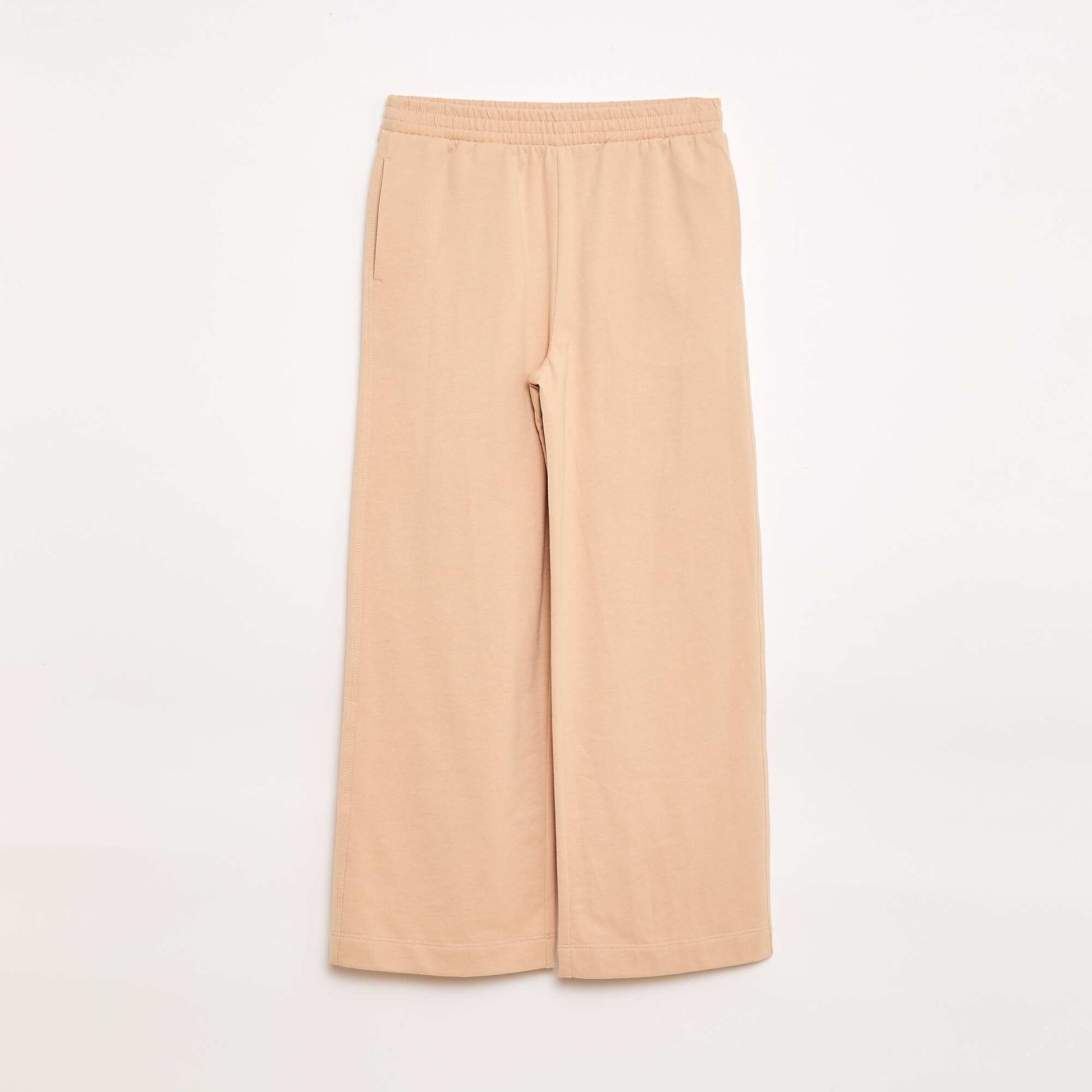 Ensemble en jersey t-shirt + pantalon BEIGE