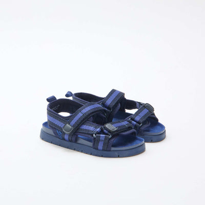 Sandales à scratch bleues BLEU