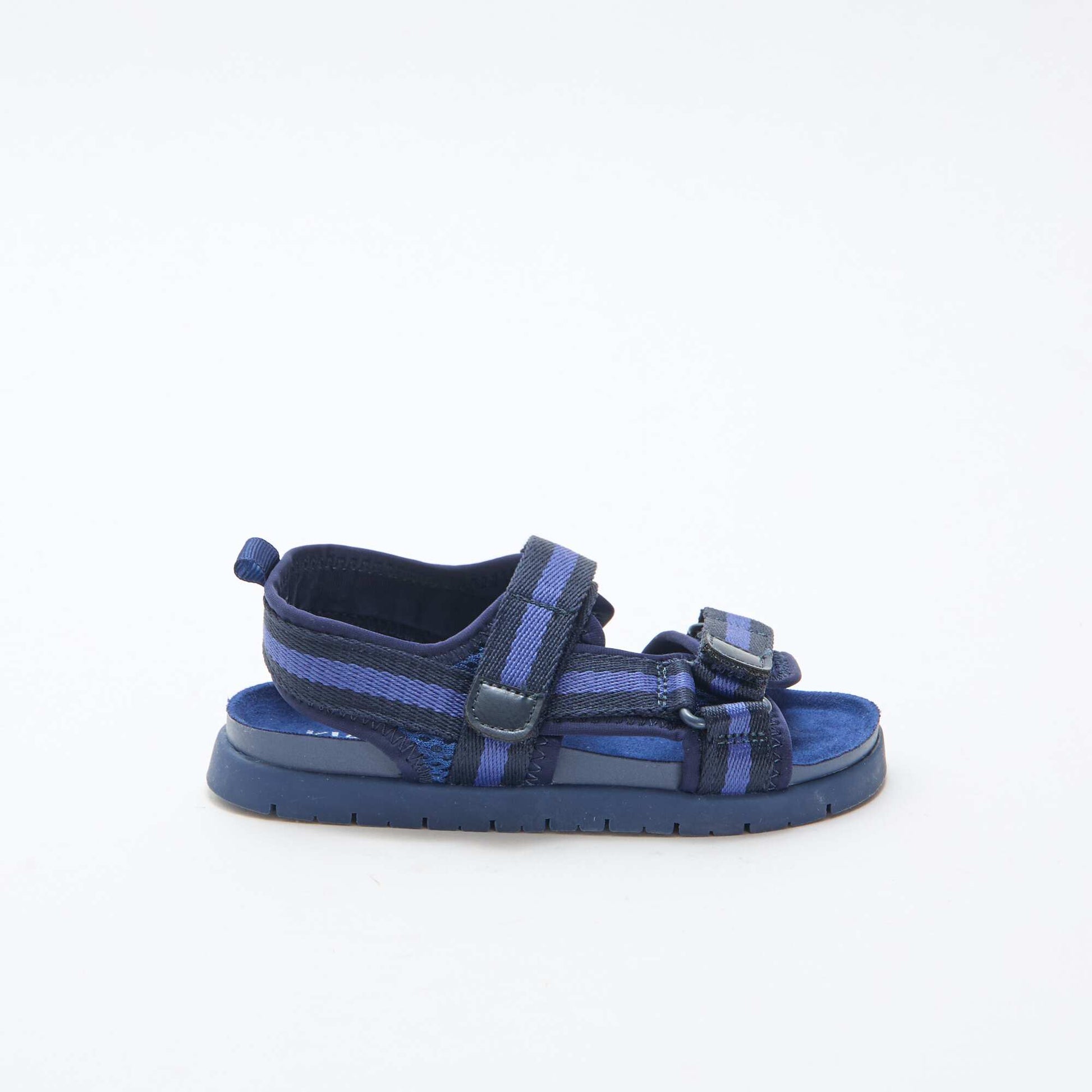 Sandales à scratch bleues BLEU