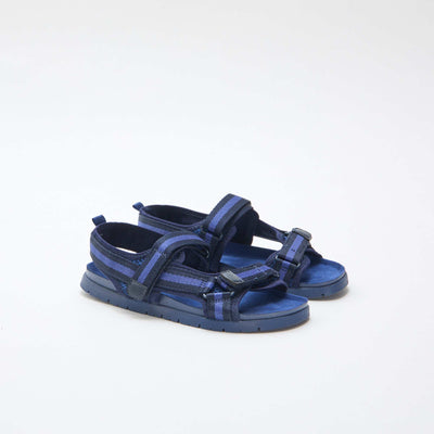 Sandales à scratch bleues BLEU