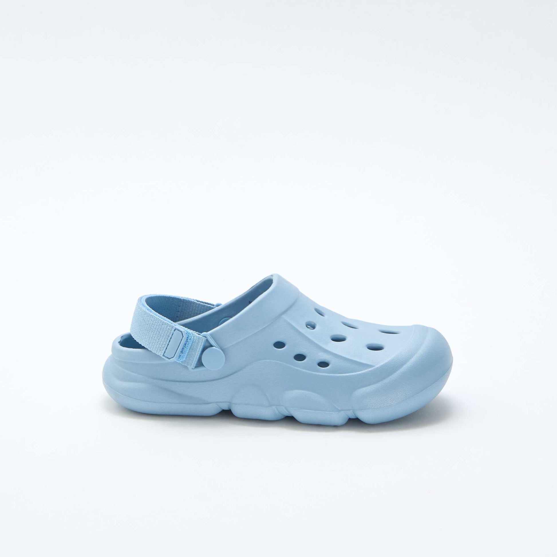 Paire de mules de plage fermées BLEU