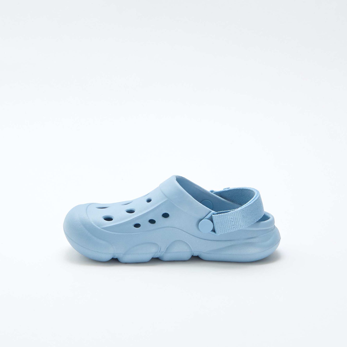 Paire de mules de plage fermées BLEU