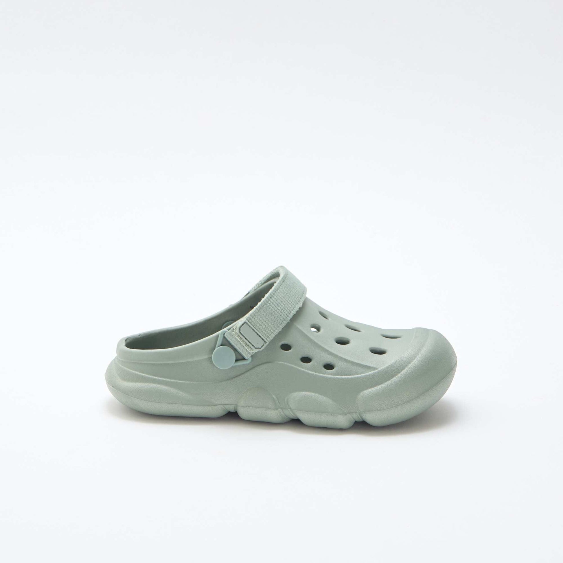 Paire de mules de plage fermées VERT