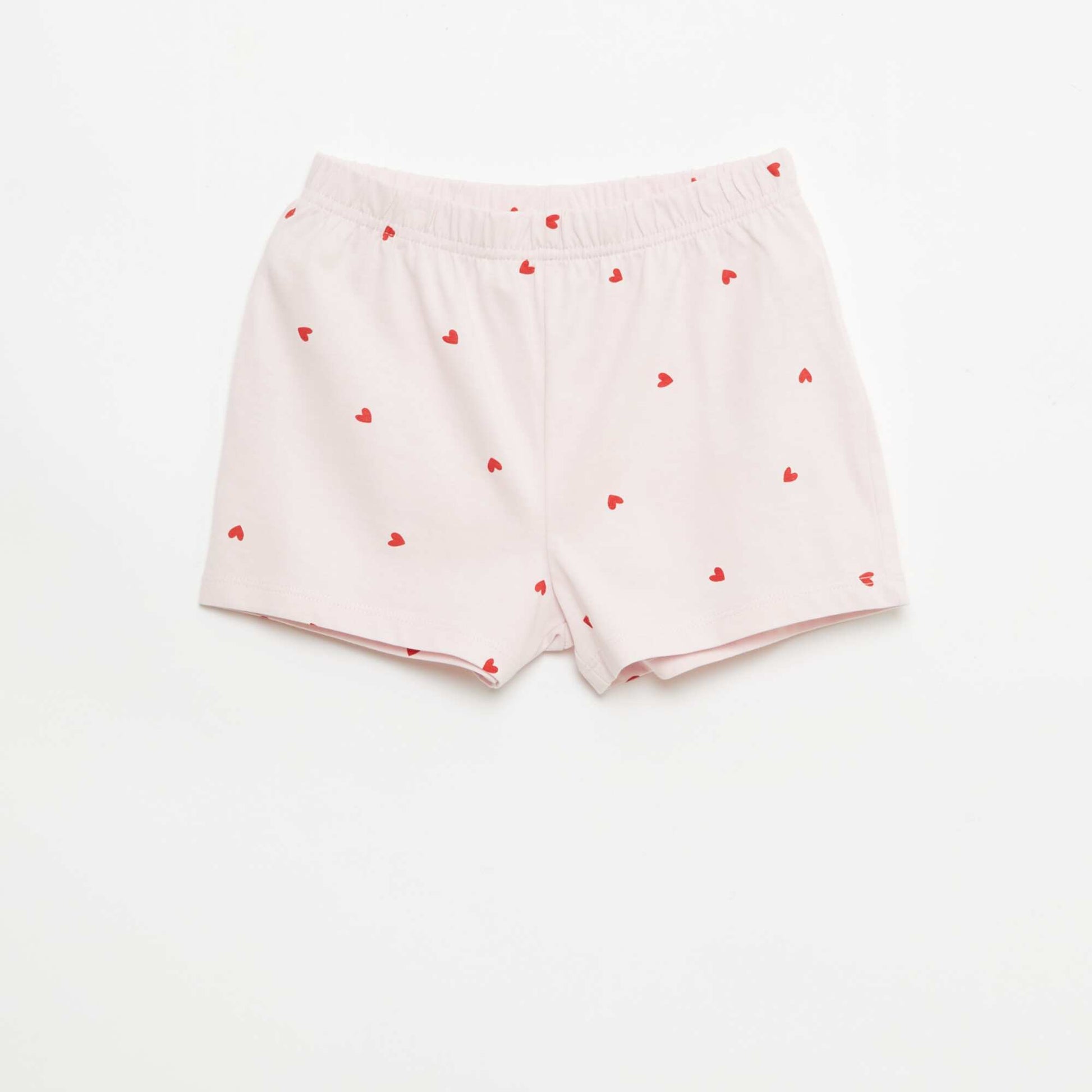 Lot de 2 ensembles de pyjama court en jersey coton ROSE