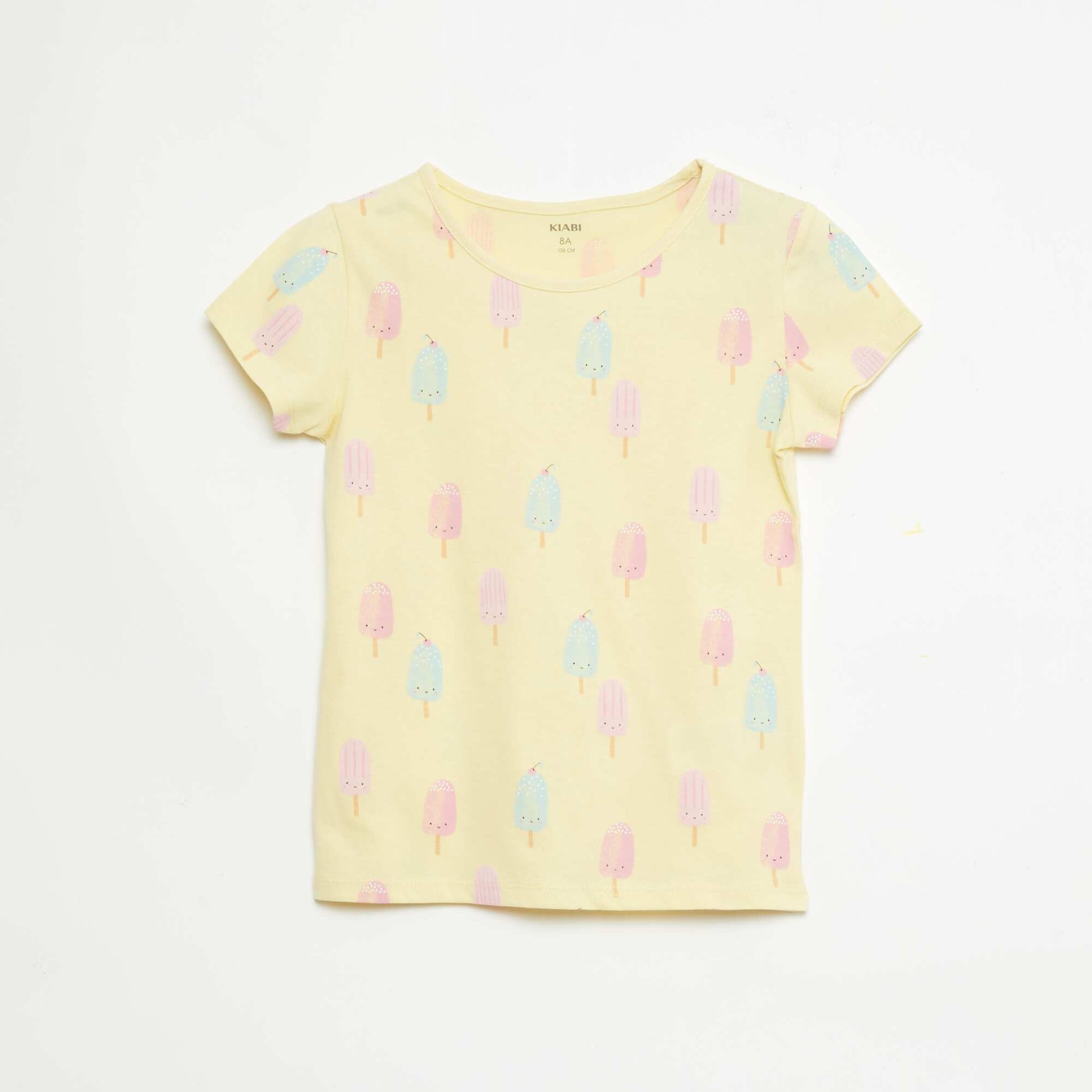 Lot de 2 ensembles de pyjama court en jersey coton JAUNE