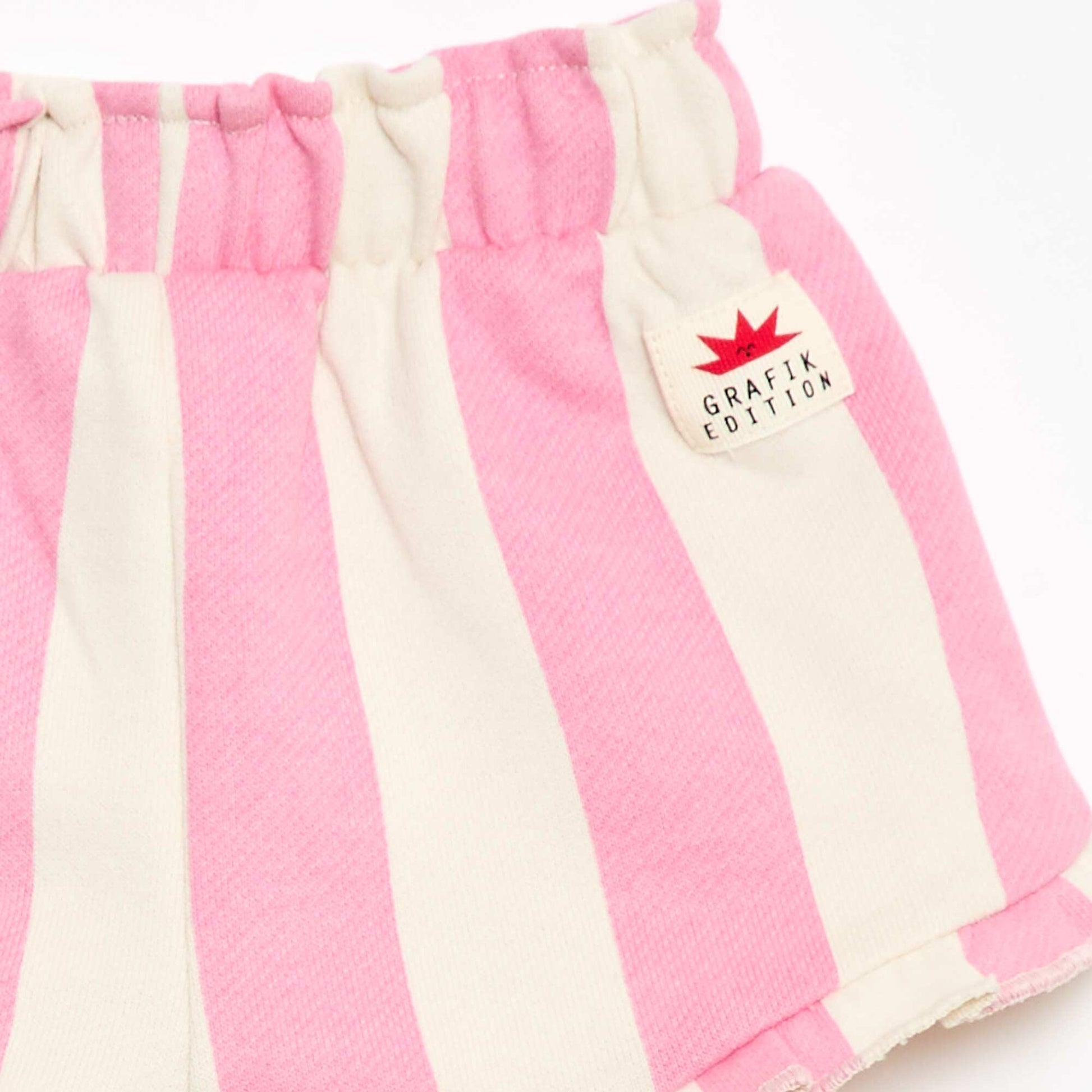 Short en jersey imprimé ROSE