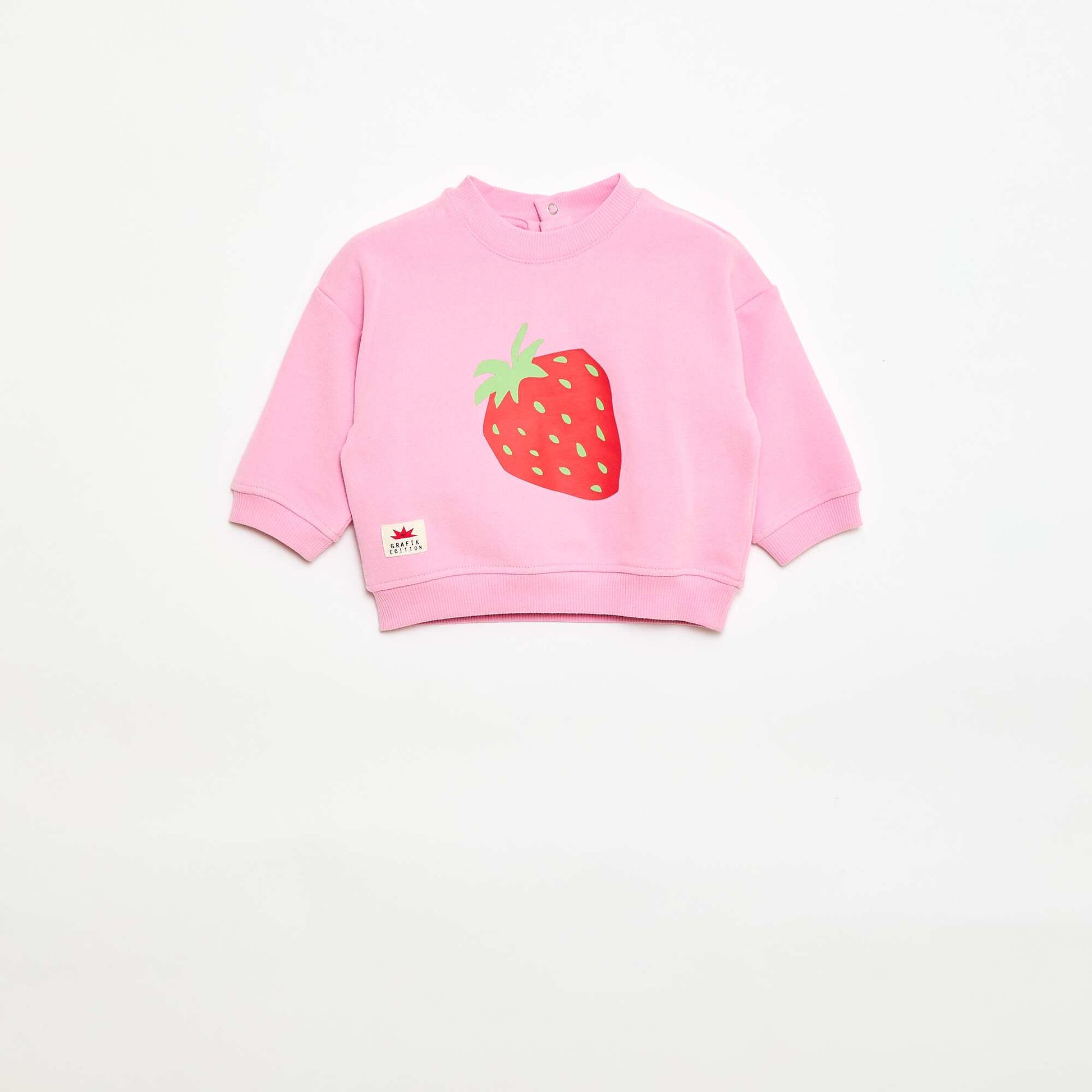 Sweat imprimé fantaisie ROSE