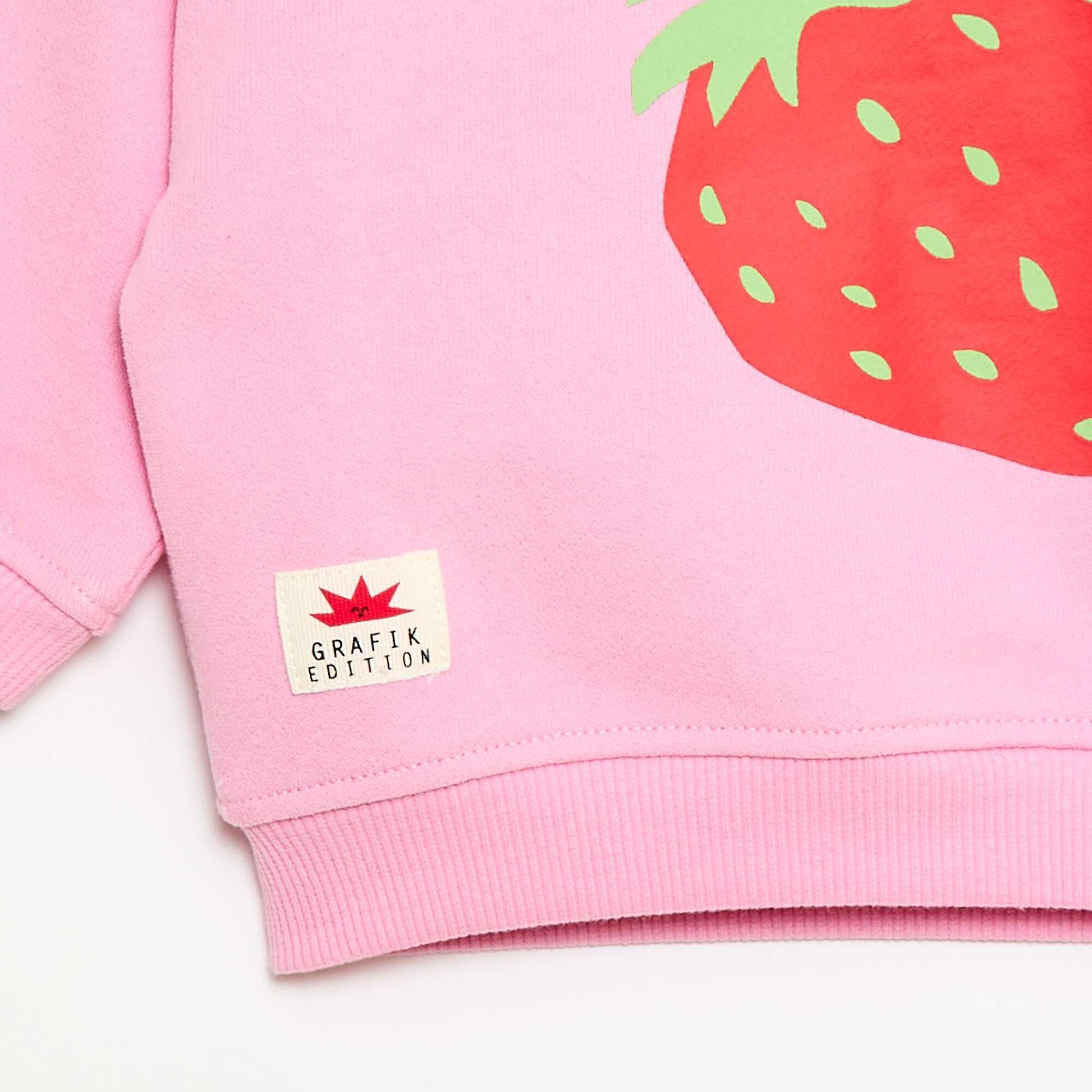 Sweat imprimé fantaisie ROSE