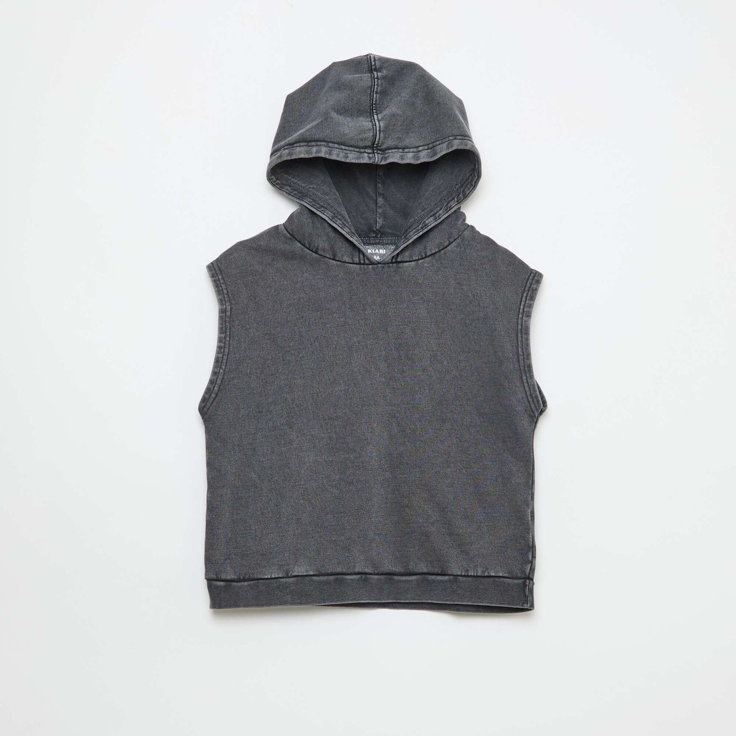 Sweat à capuche sans manches GRIS