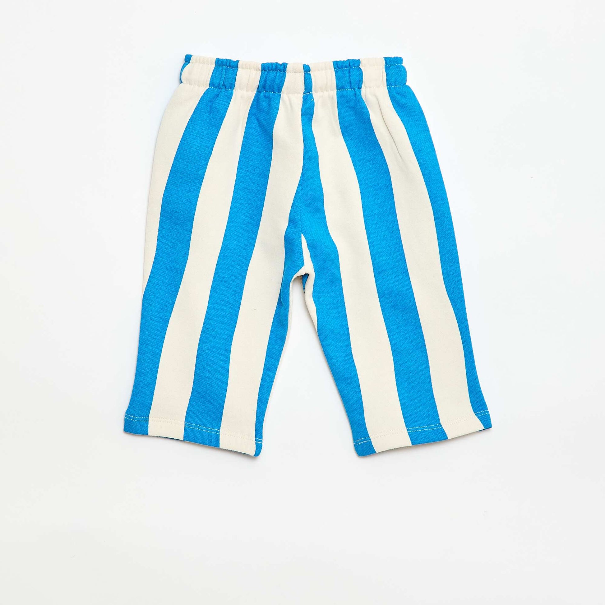 Pantalon large à motif BLANC