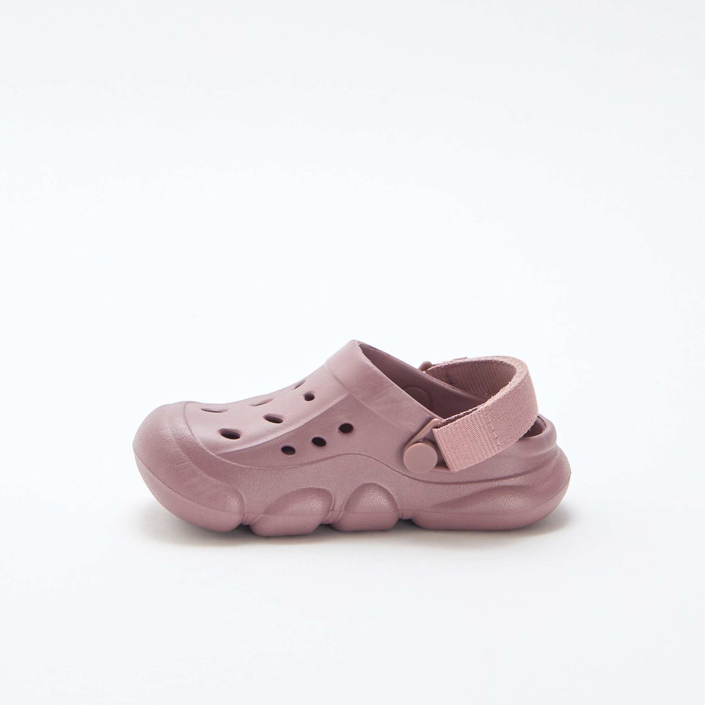 Paire de mules de plage fermées unie VIOLET