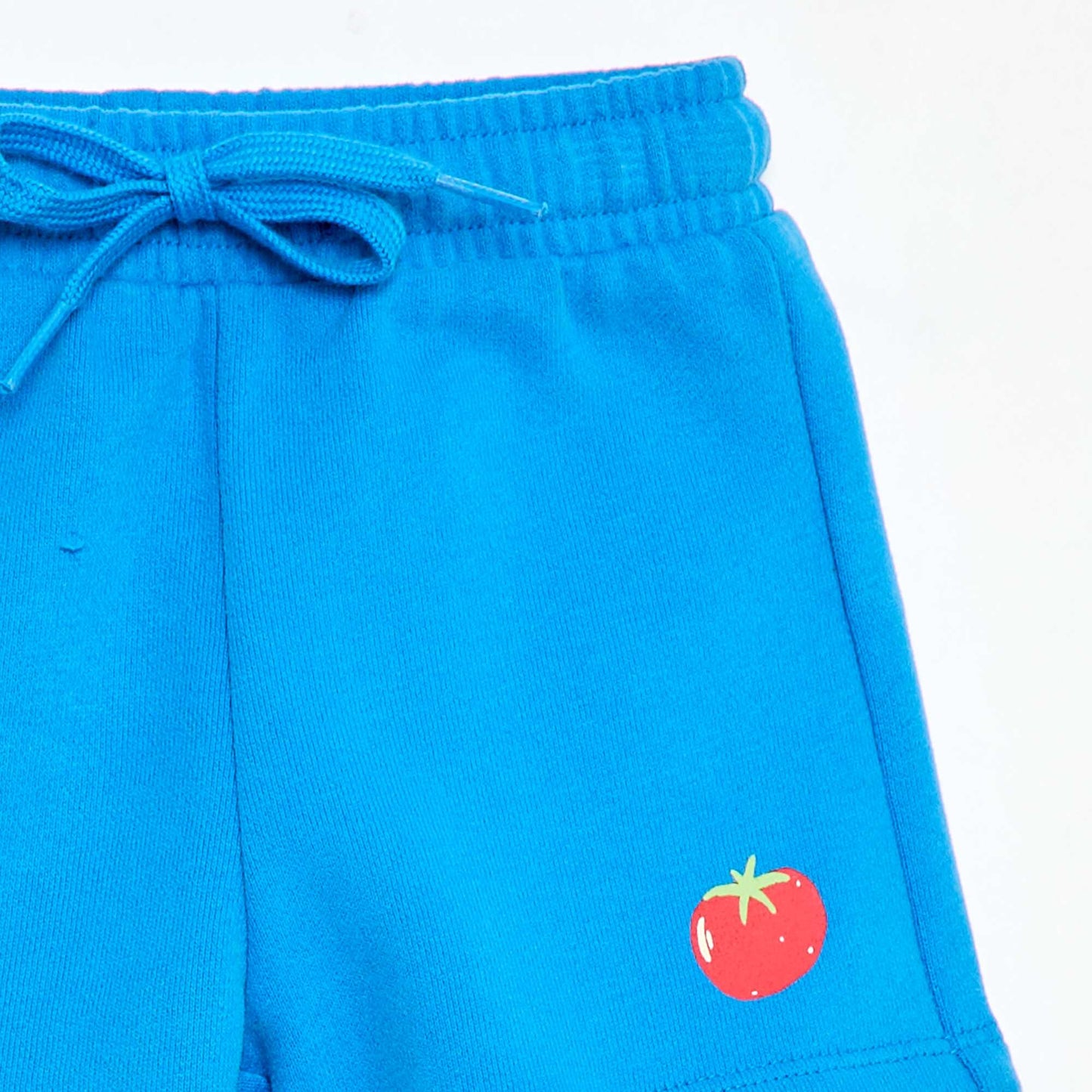 Short en molleton à motif BLEU