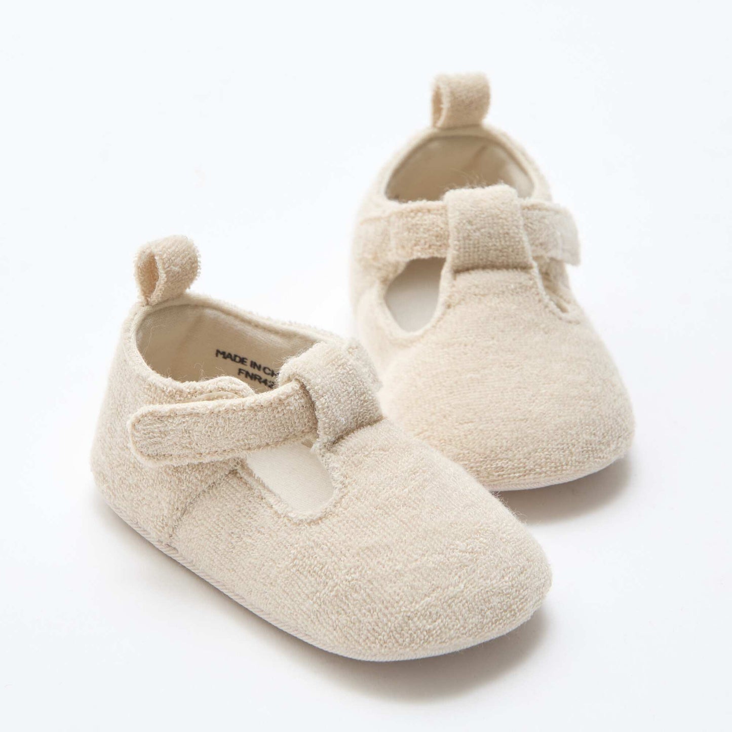 Chaussons ballerines en éponge BEIGE