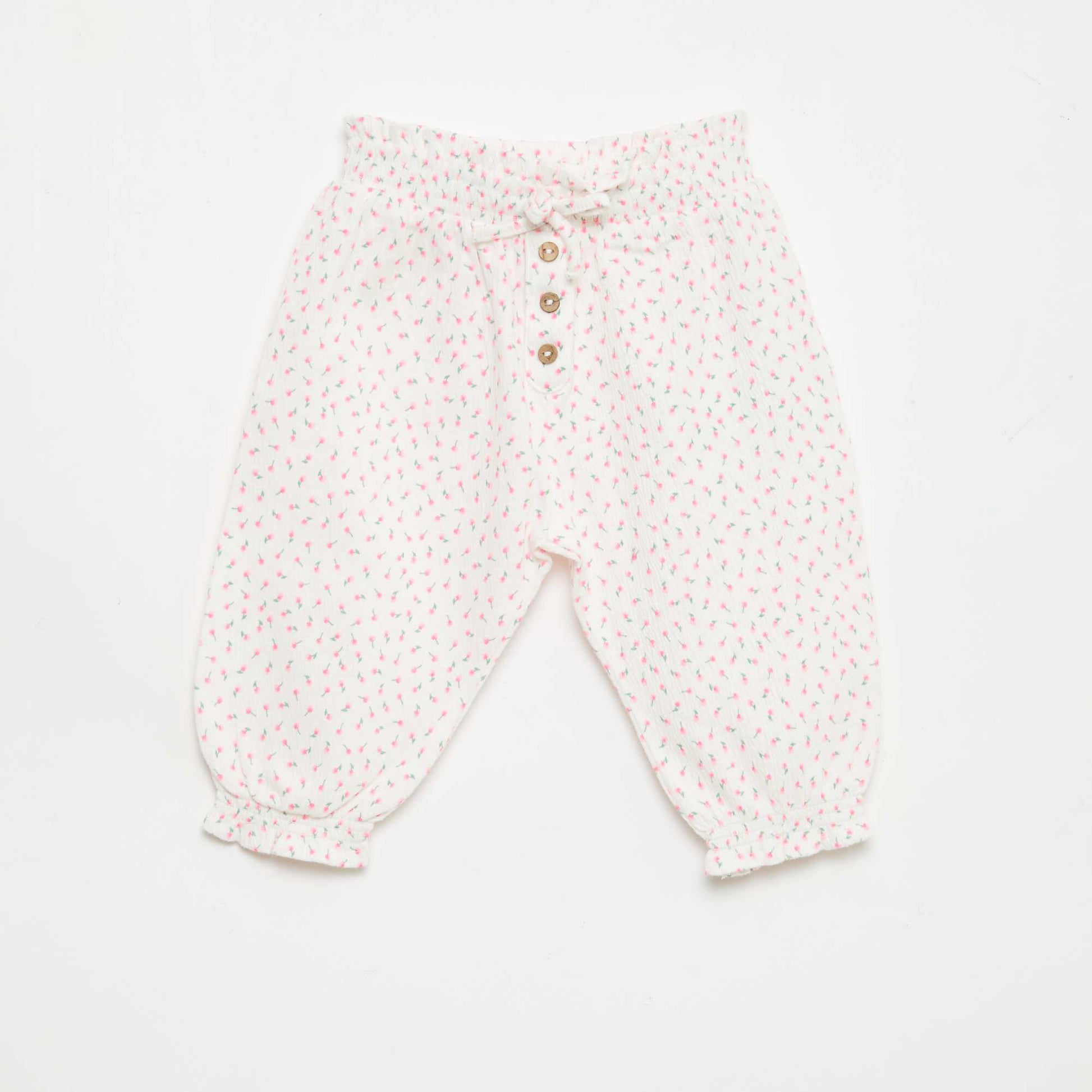 Pantalon Sarouel en jersey de coton BLANC