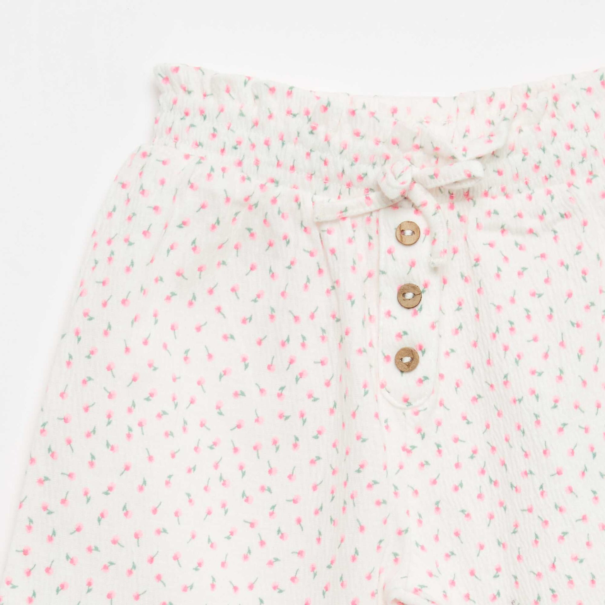 Pantalon Sarouel en jersey de coton BLANC