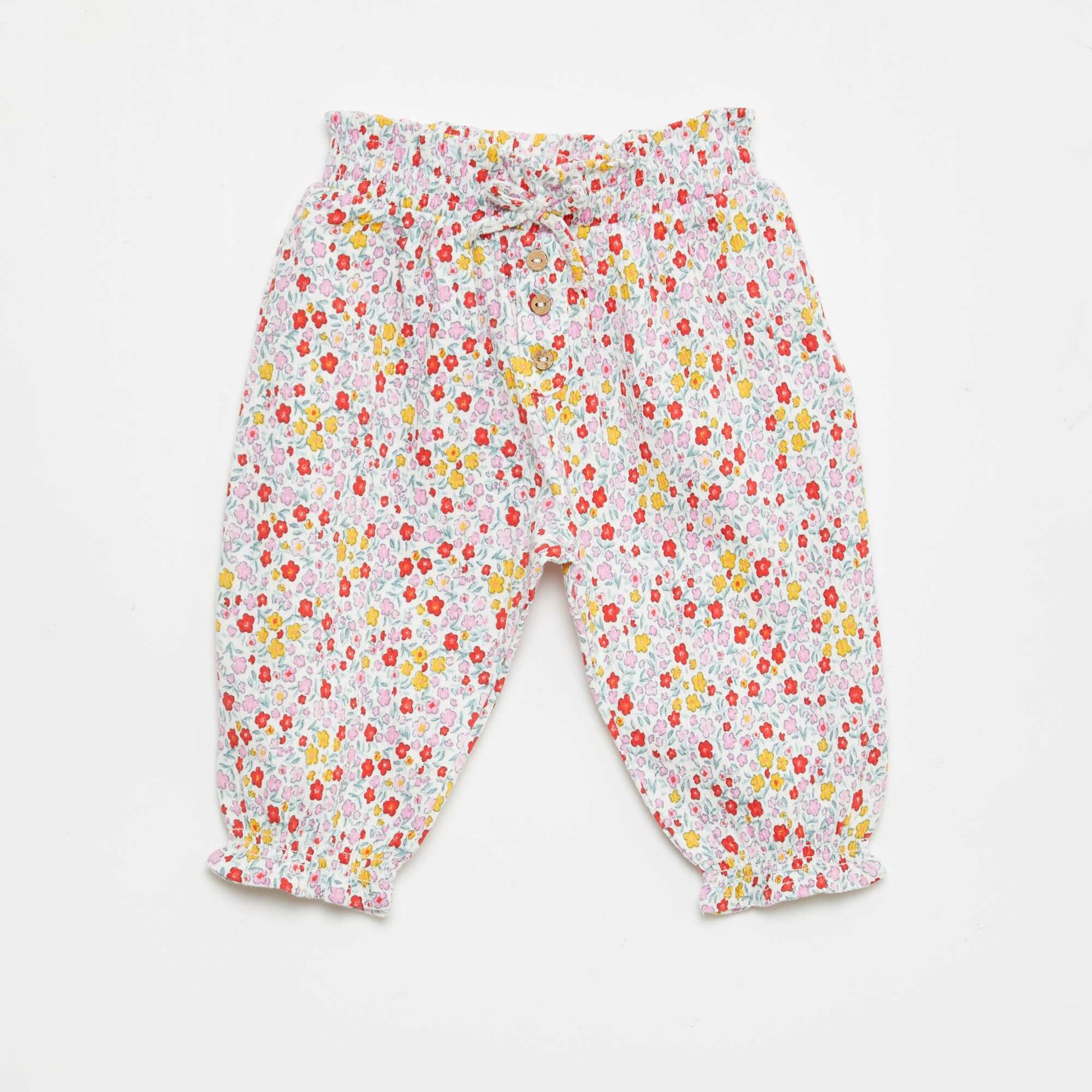 Pantalon Sarouel en jersey de coton ROSE
