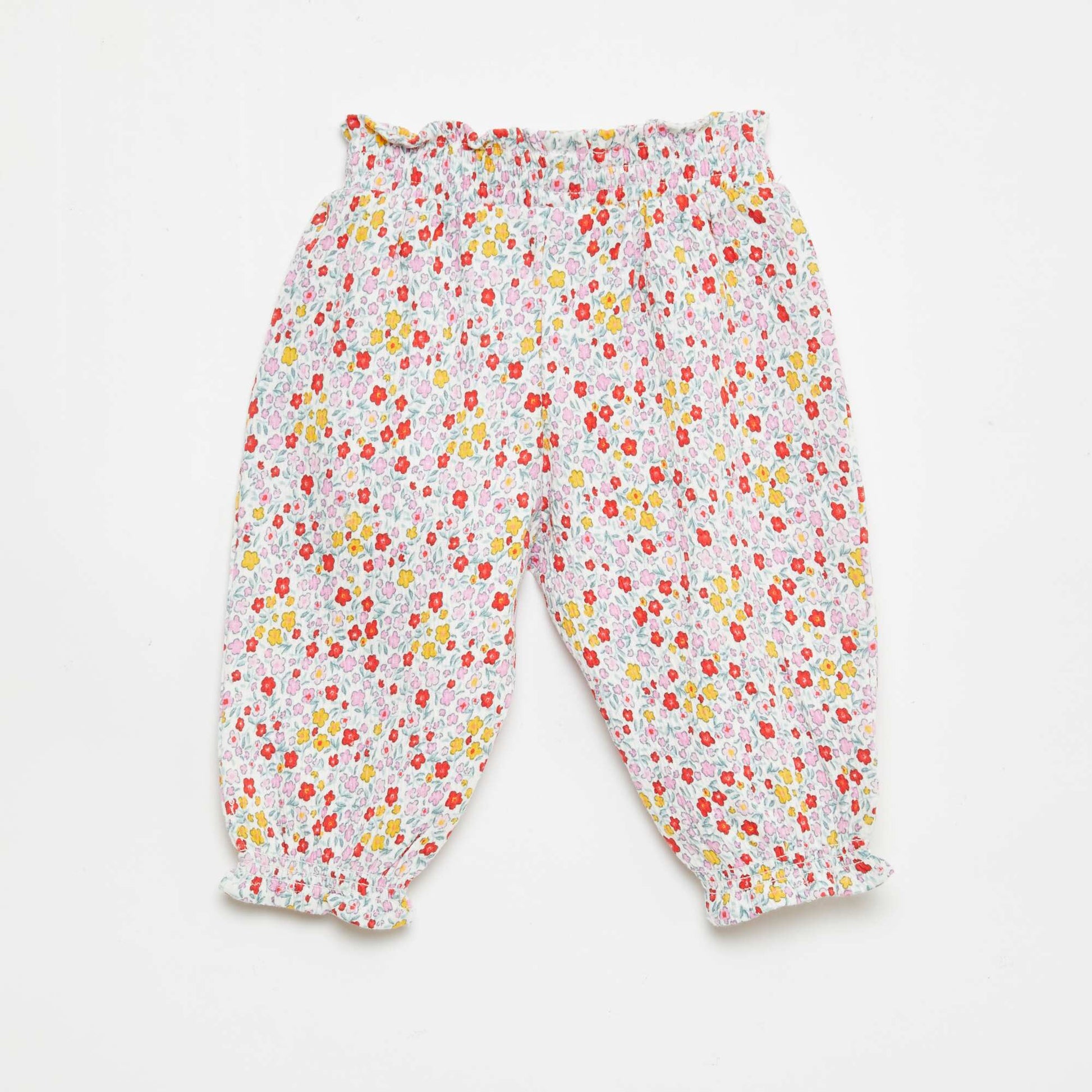 Pantalon Sarouel en jersey de coton ROSE