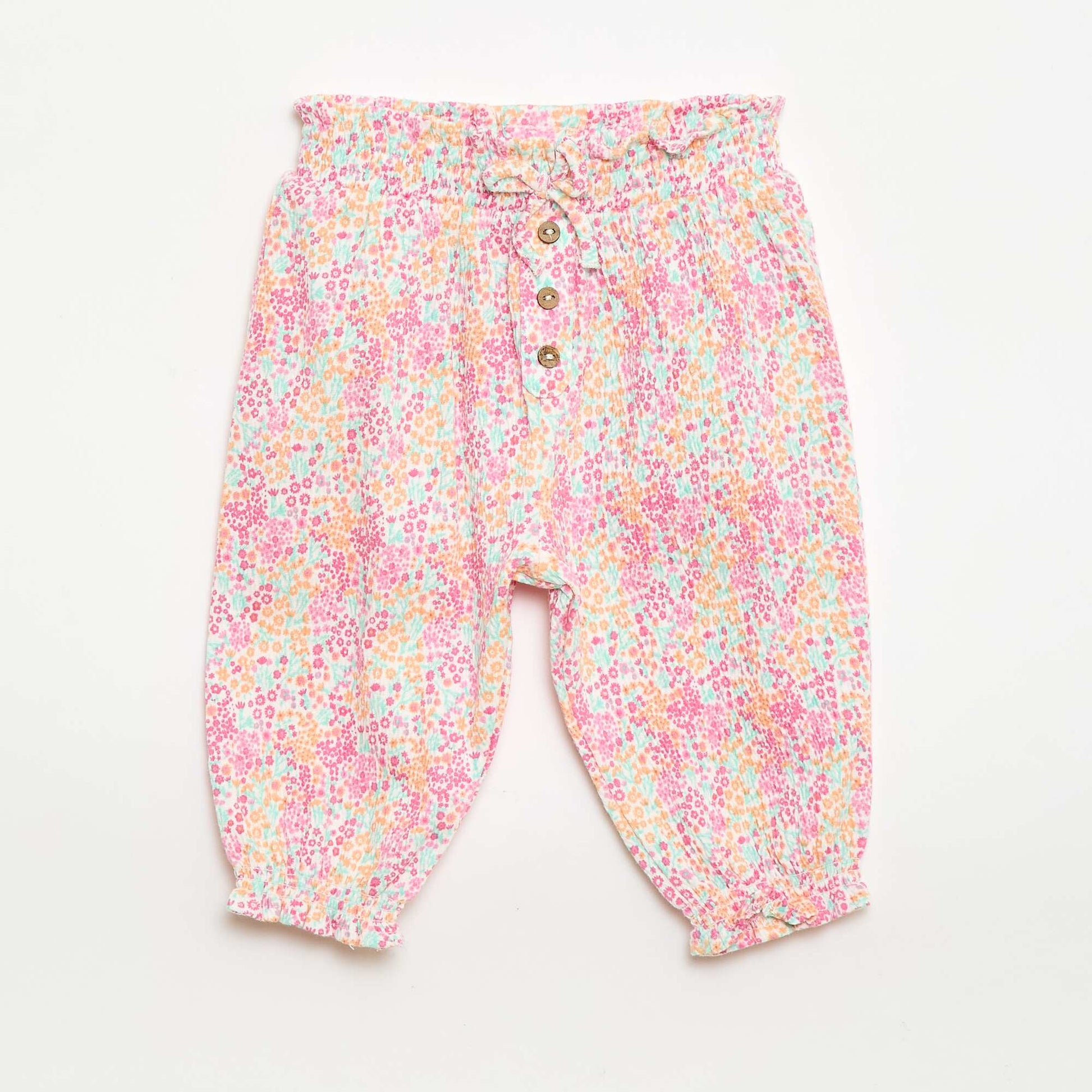 Pantalon Sarouel en jersey de coton BLANC