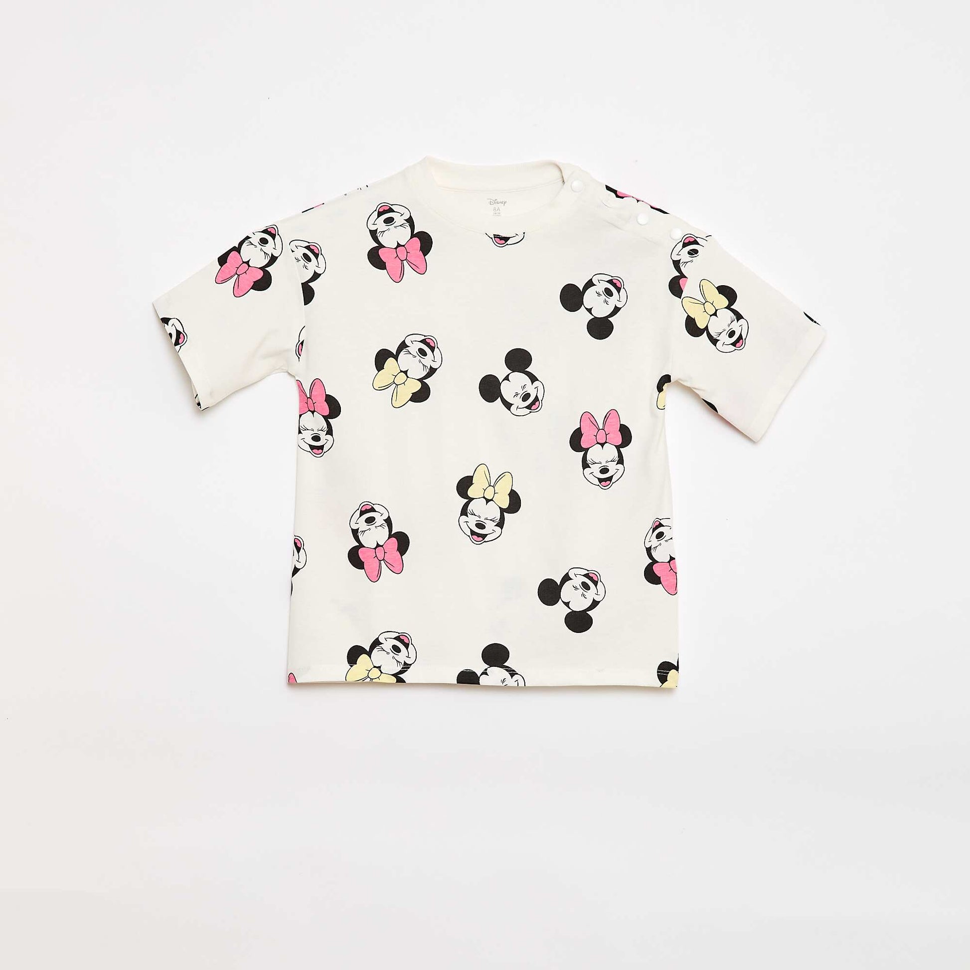 Tee-shirt imprimé 'Mickey' - Collection facile à enfiler BLANC
