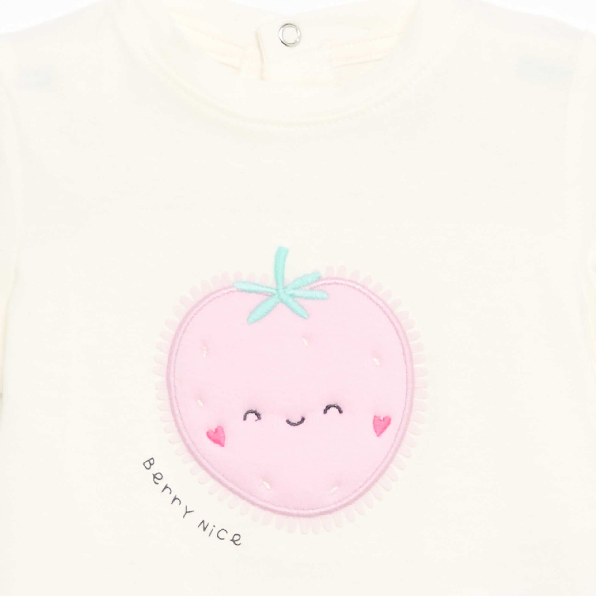 T-shirt à manches courtes avec imprimé BLANC