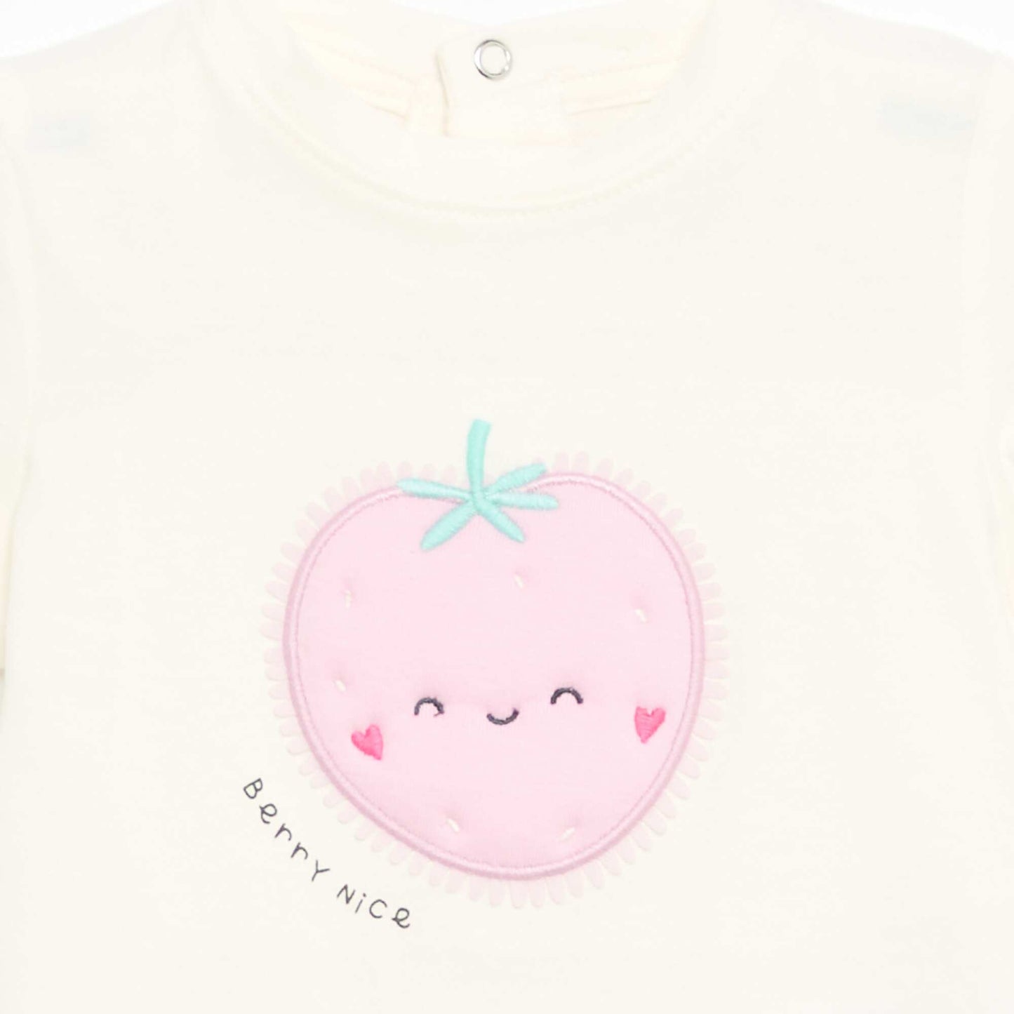 T-shirt à manches courtes avec imprimé BLANC