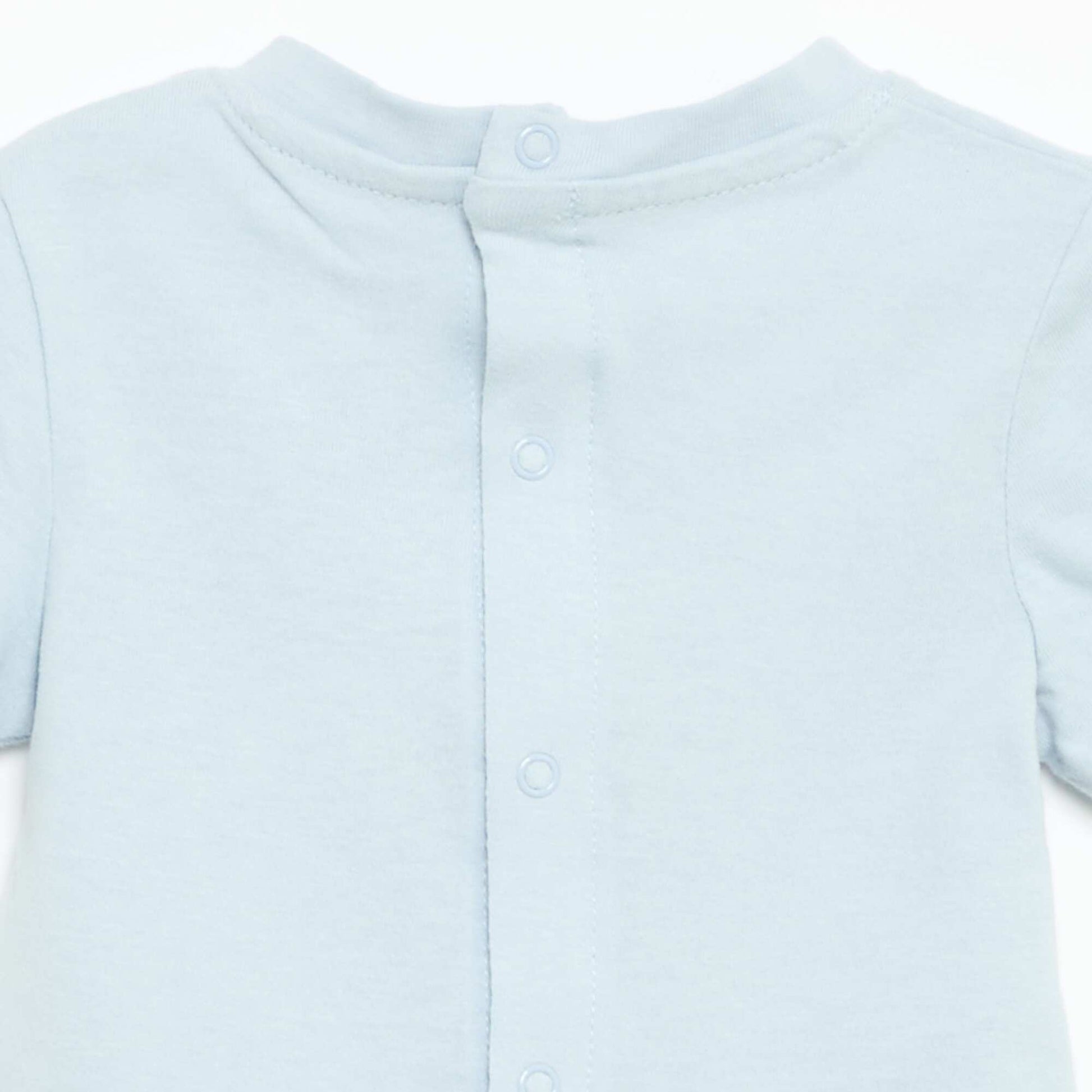 T-shirt à manches courtes avec imprimé BLEU