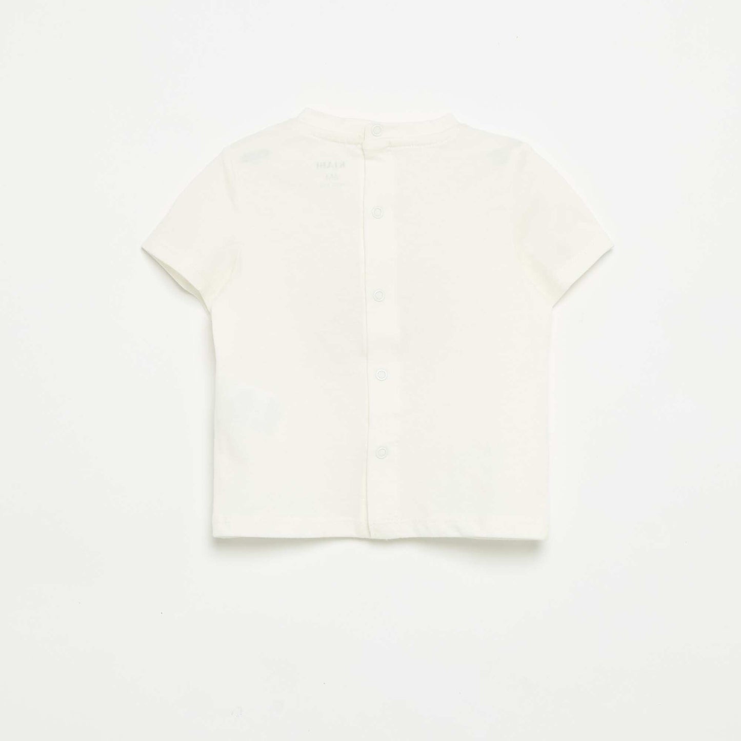 T-shirt à manches courtes avec imprimé BLANC