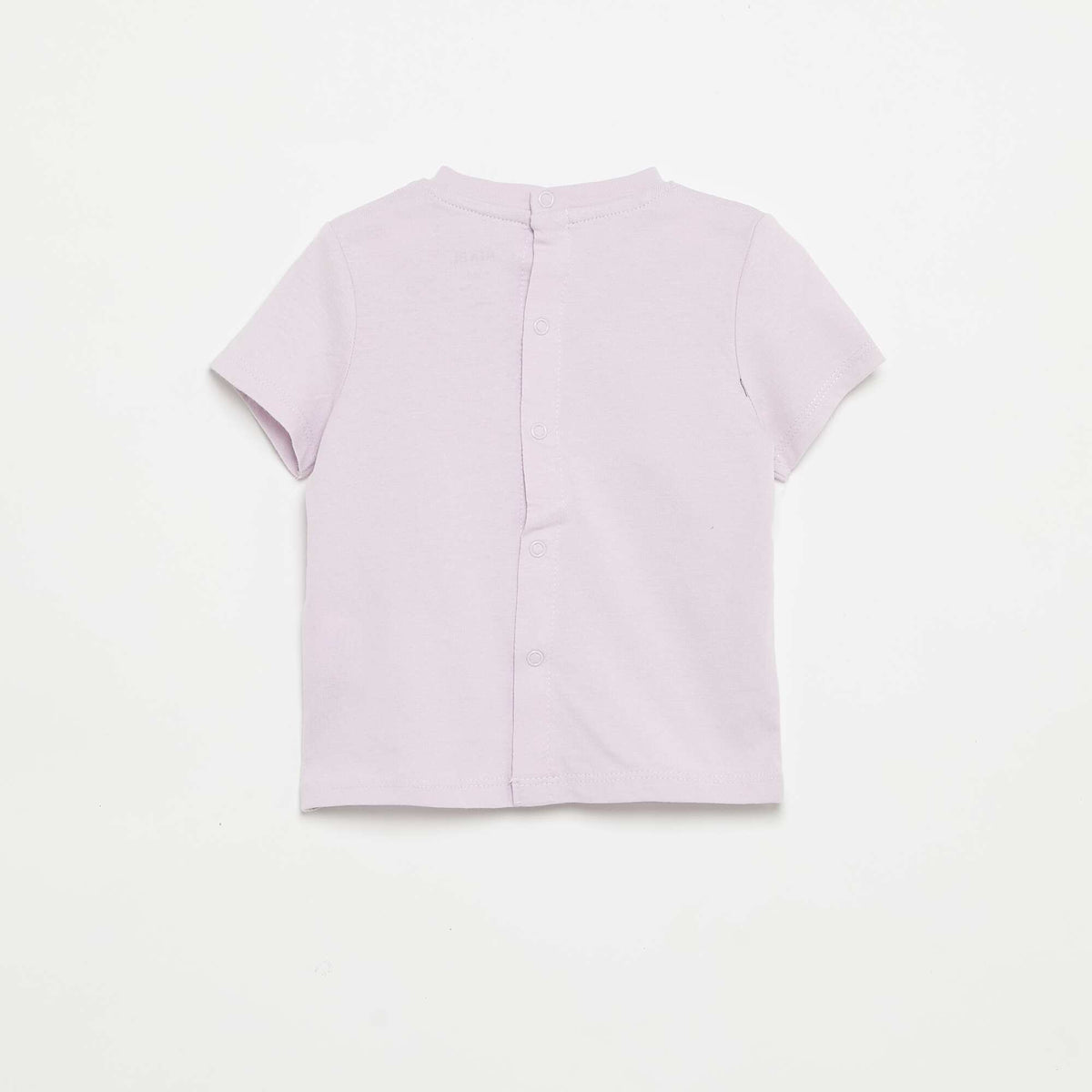 T-shirt à manches courtes avec imprimé VIOLET