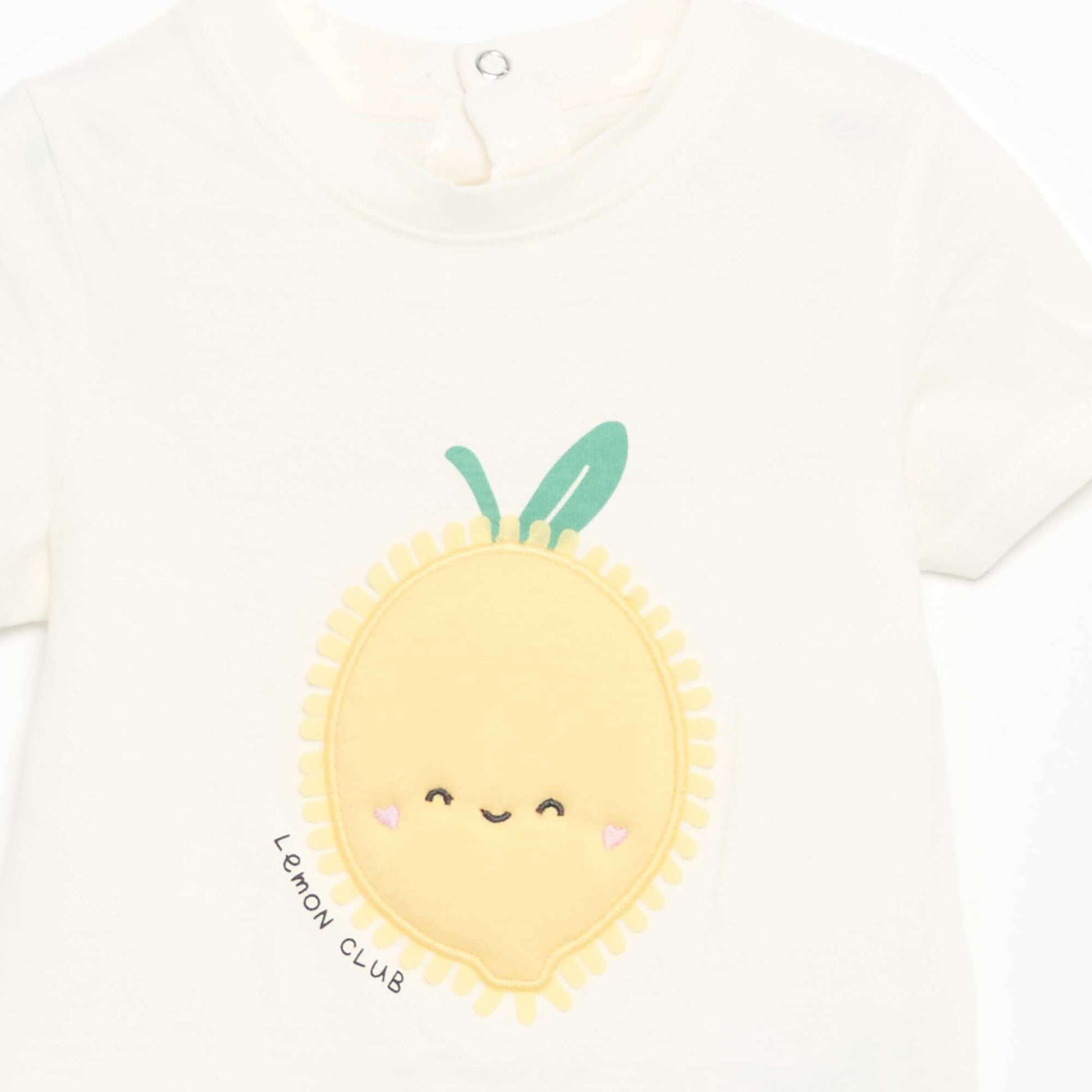 T-shirt à manches courtes avec imprimé BLANC