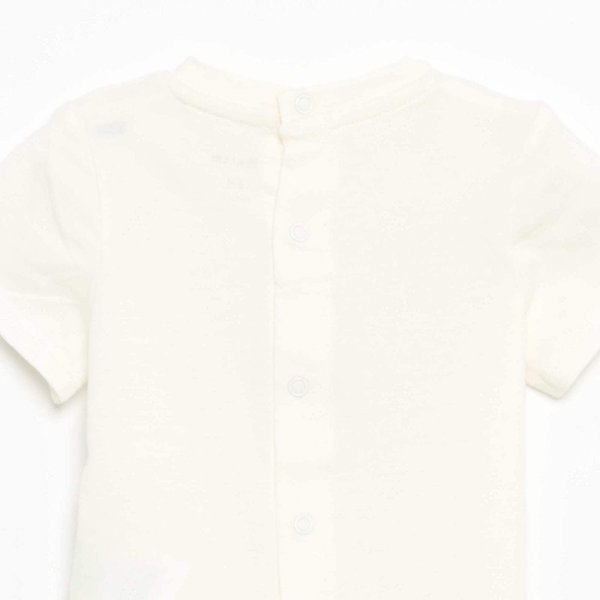 T-shirt à manches courtes avec imprimé BLANC