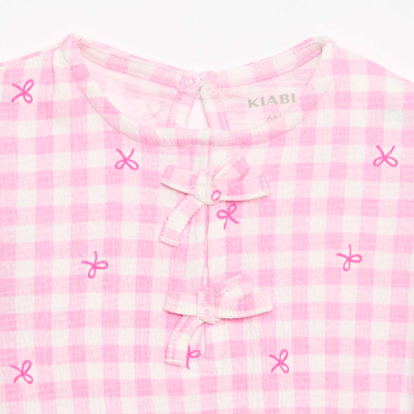 Tee-shirt imprimé et volanté ROSE