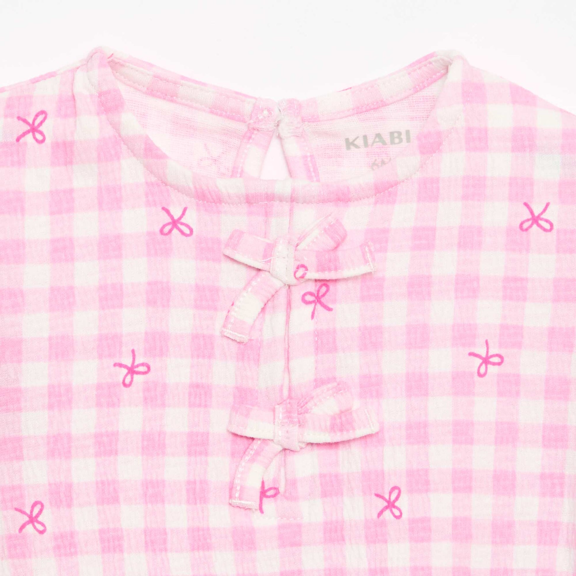 Tee-shirt imprimé et volanté ROSE