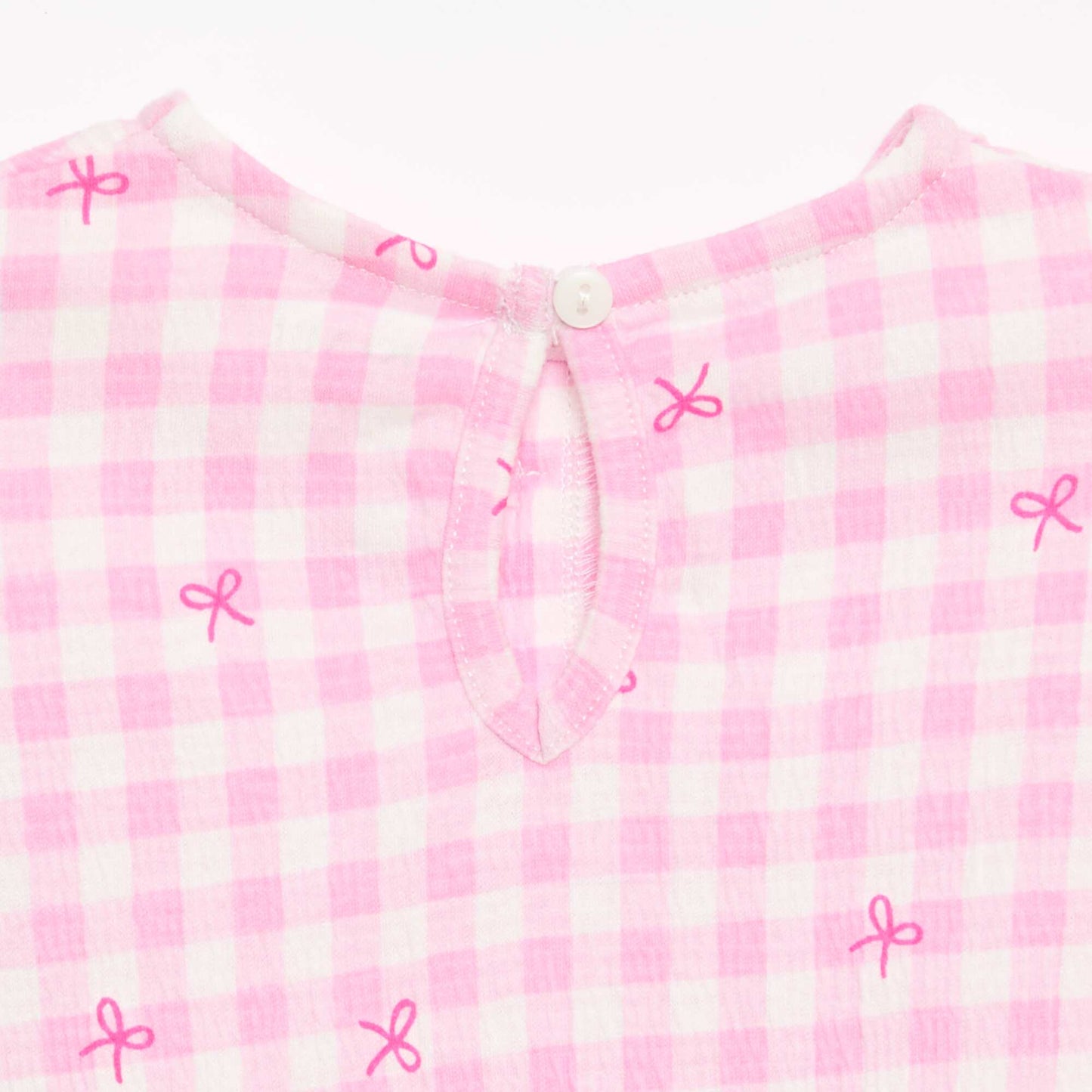 Tee-shirt imprimé et volanté ROSE