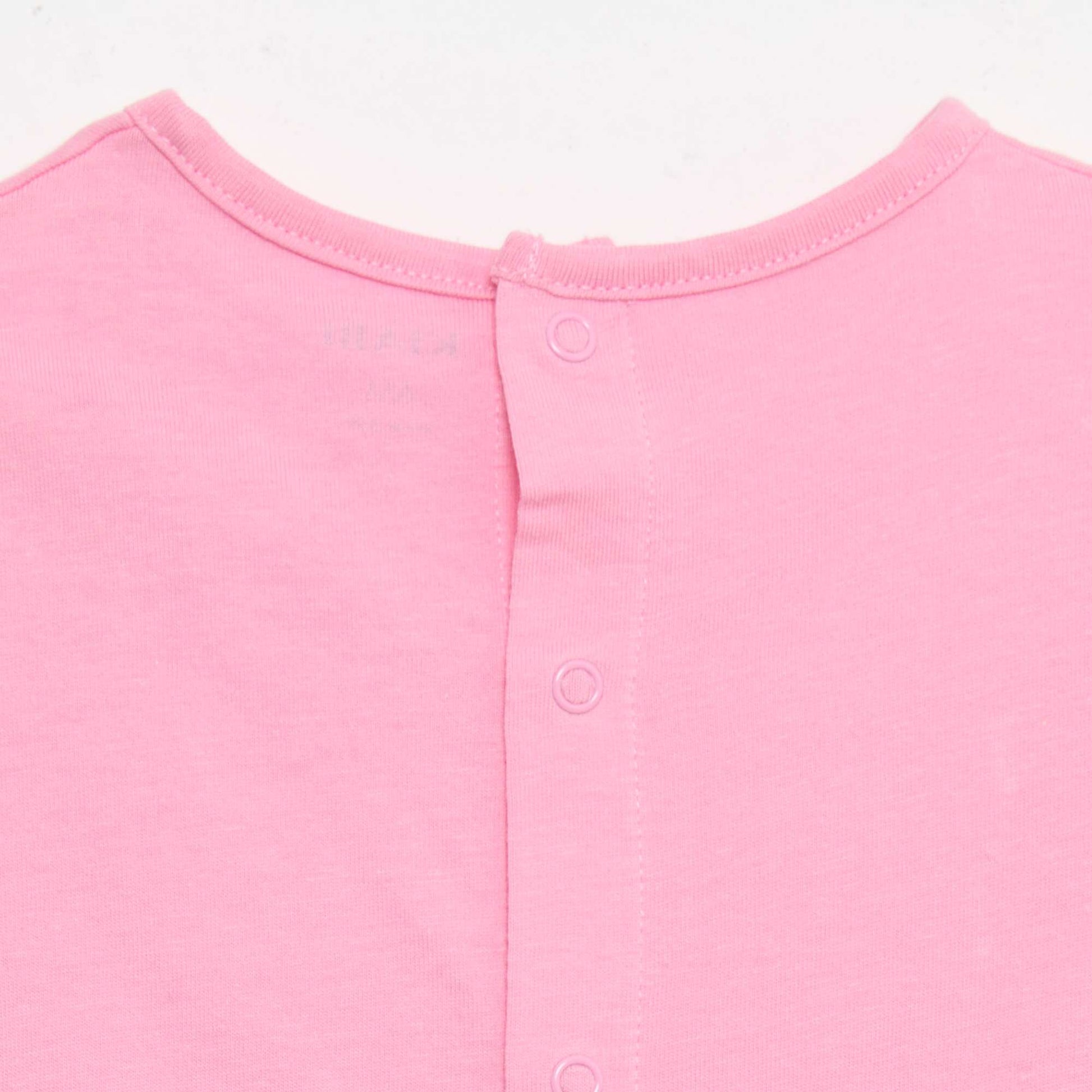 T-shirt imprimé et brodé à manches courtes ROSE