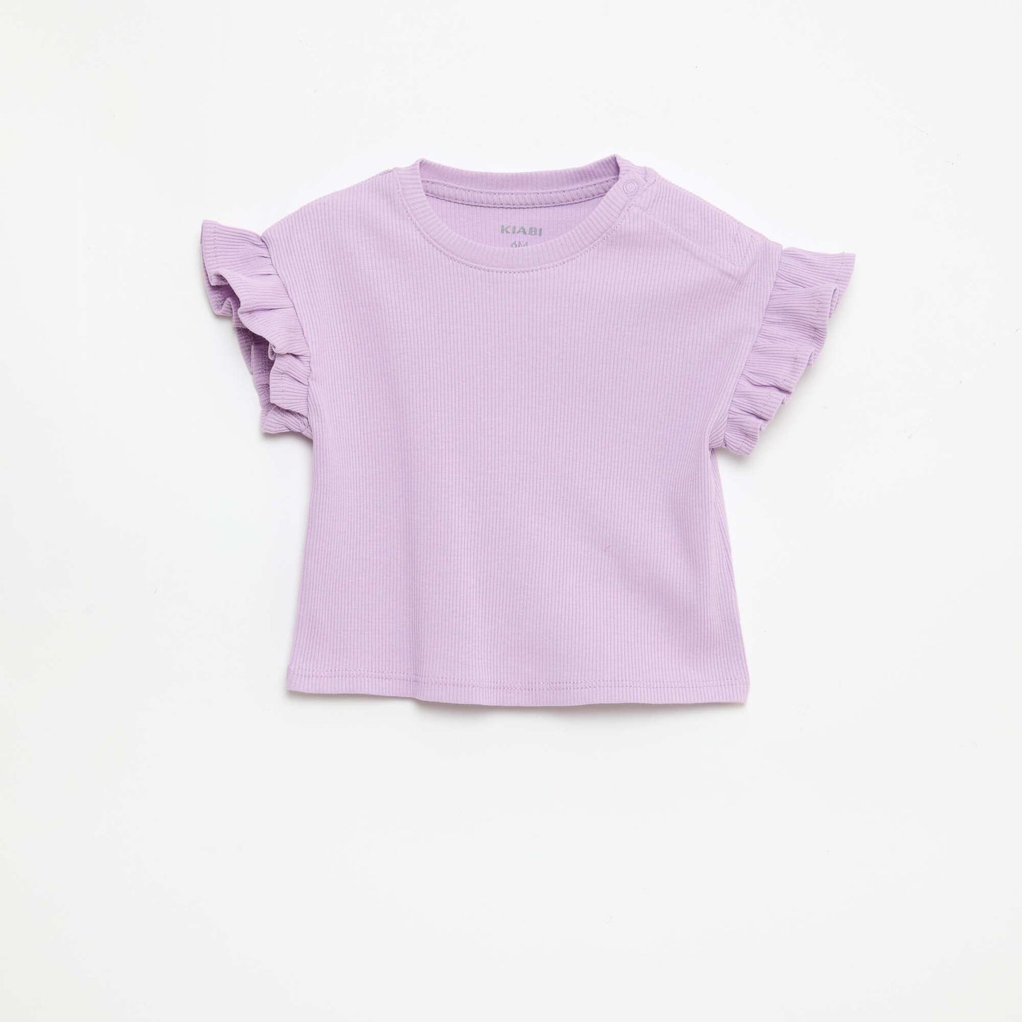 Lot de 2 T-shirts à manches courtes en jersey de coton BLANC