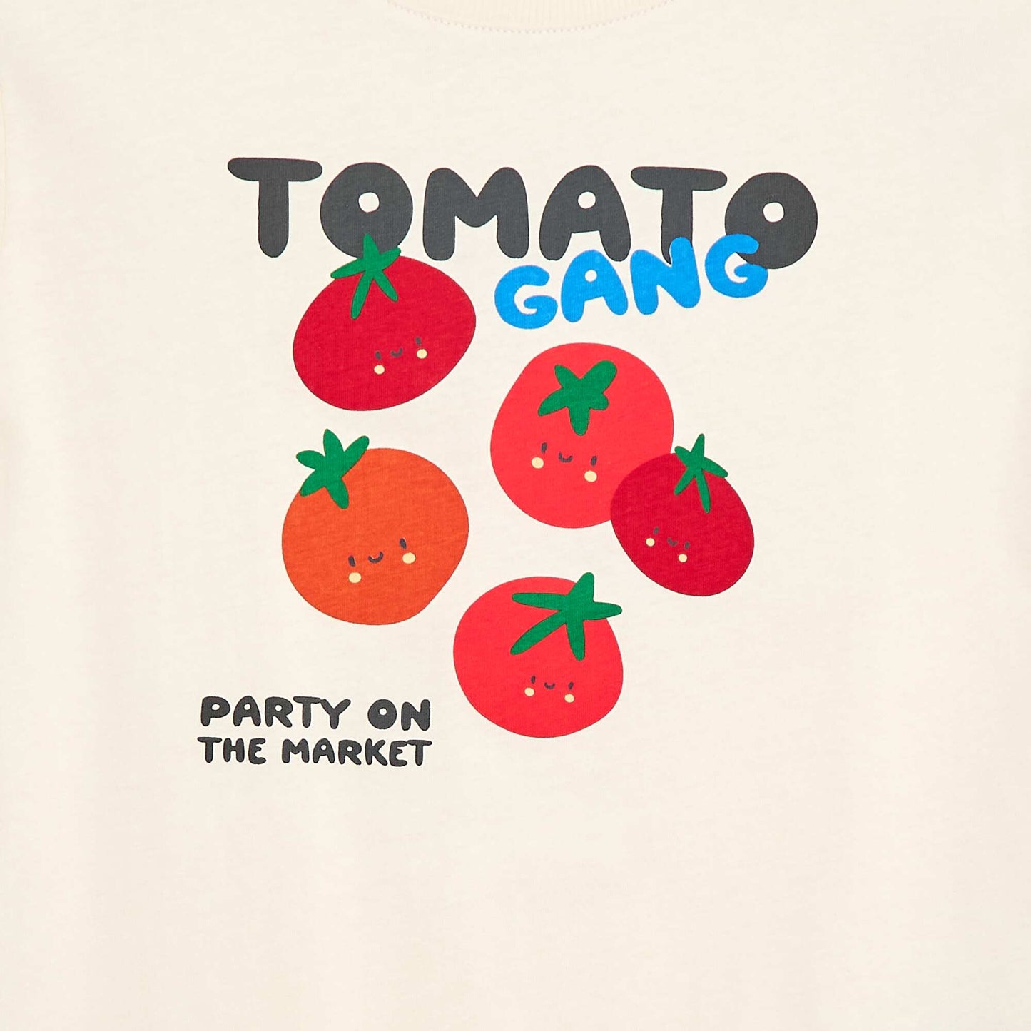 T-shirt à manches courtes imprimé BLANC