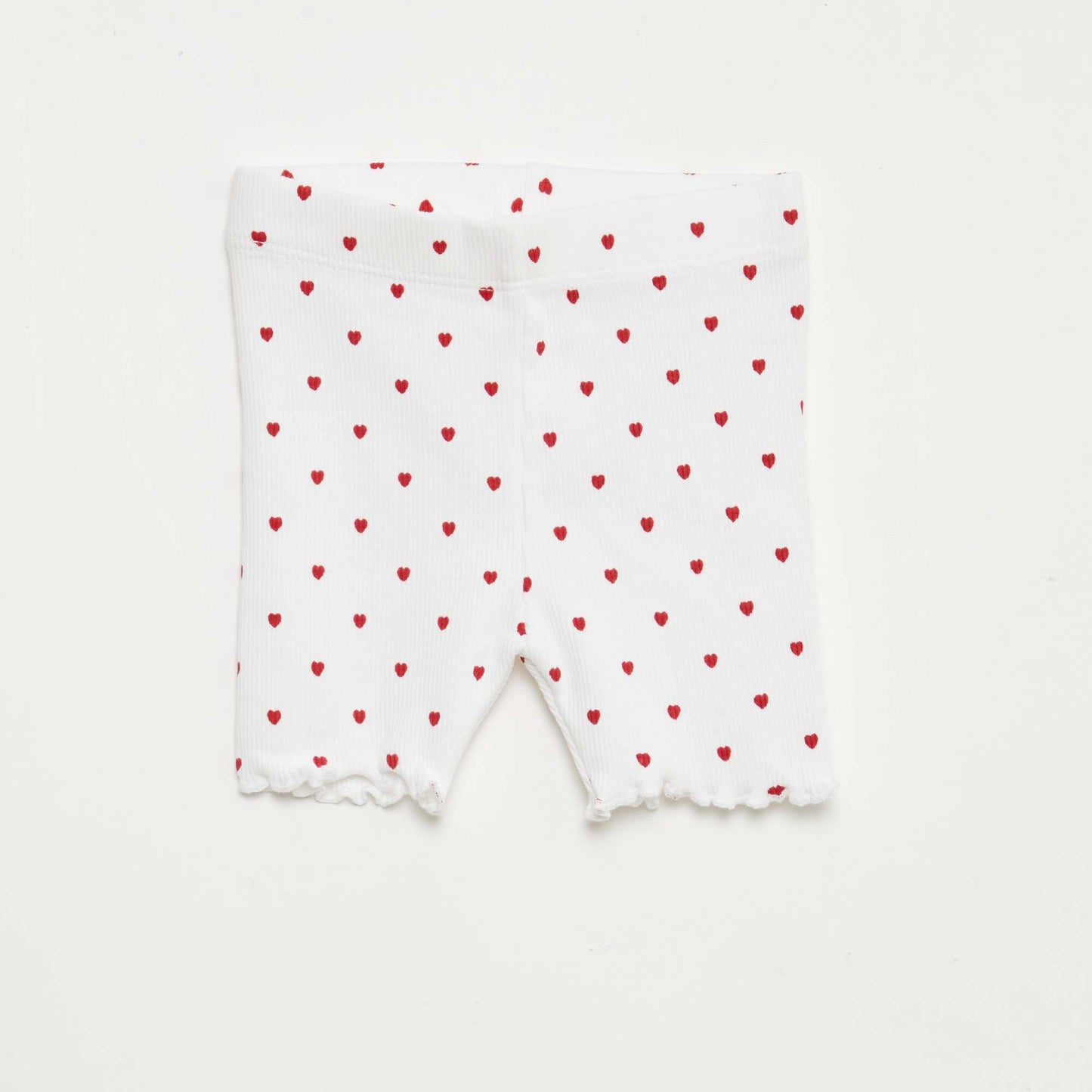 Lot de 2 leggings côtelés BLANC