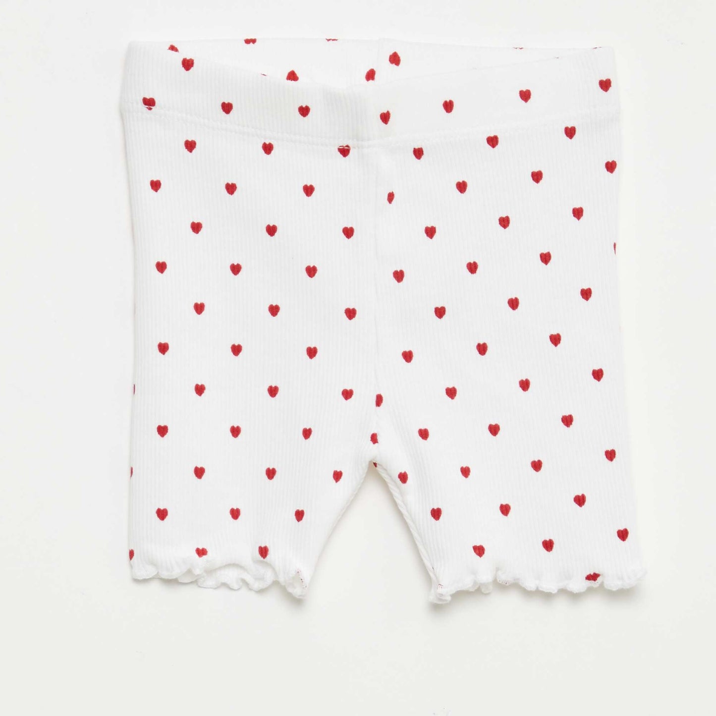 Lot de 2 leggings côtelés BLANC