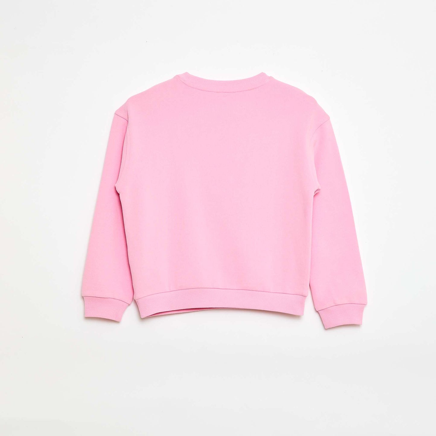 Sweat en French Terry imprimé devant ROSE