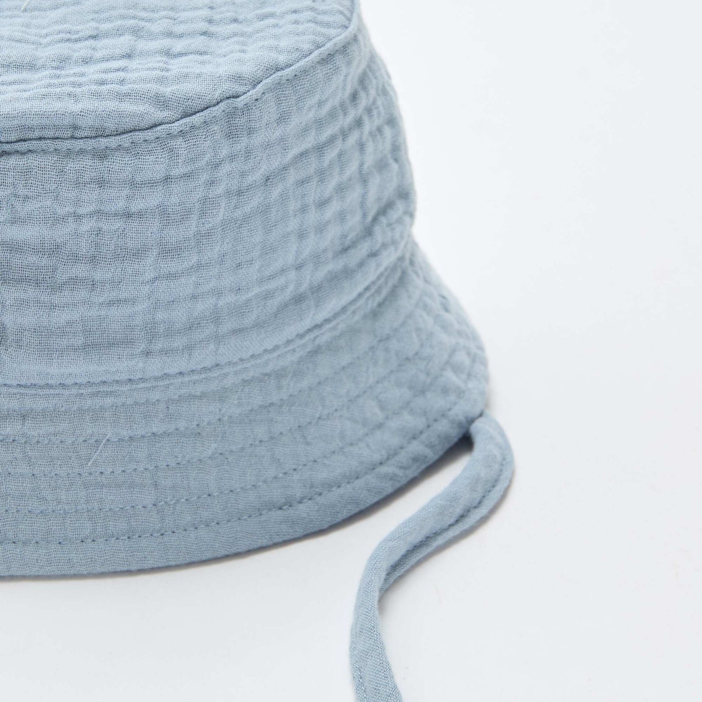 Bob en gaze de coton BLEU