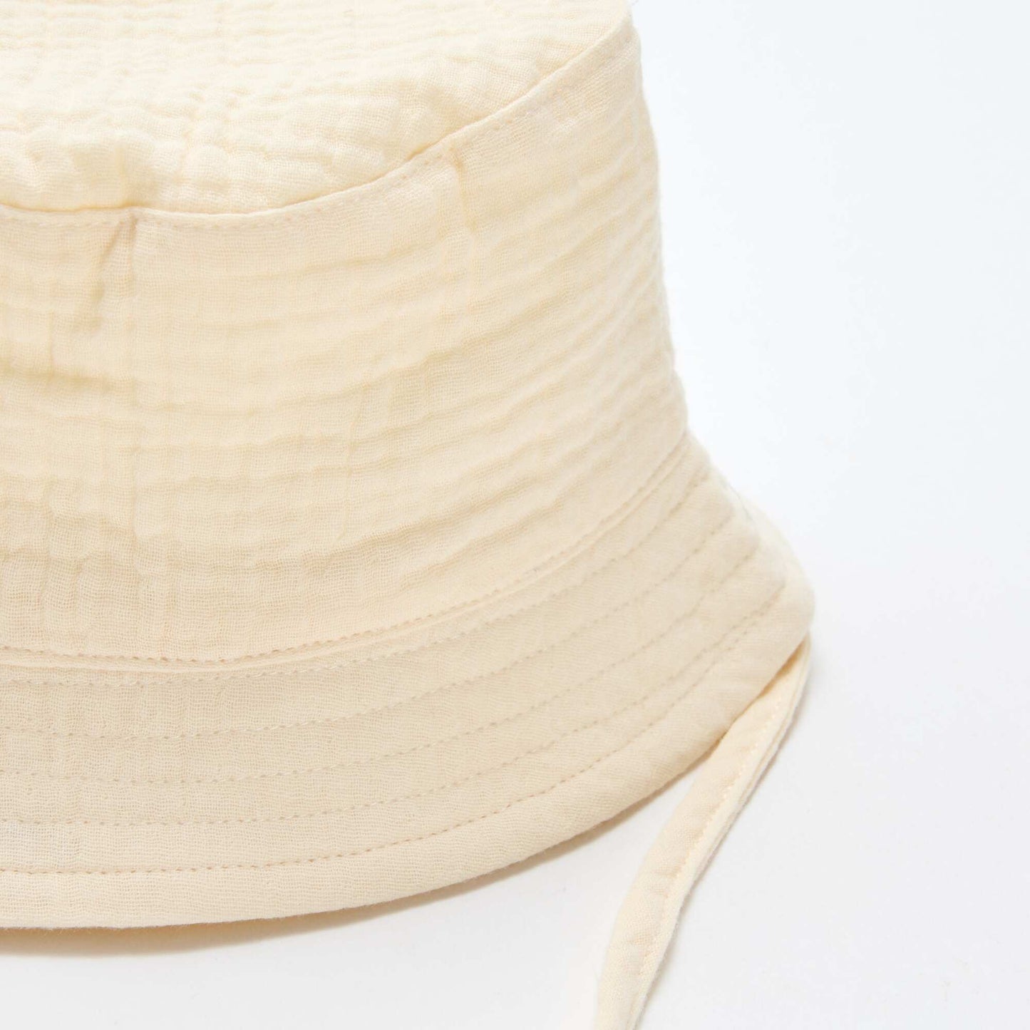 Bob en gaze de coton BLANC