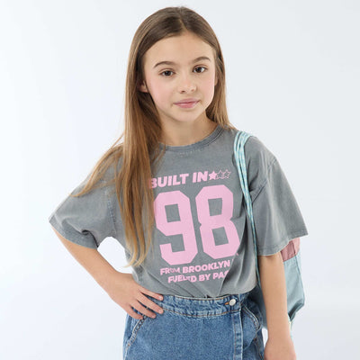T-shirt esprit américain GRIS
