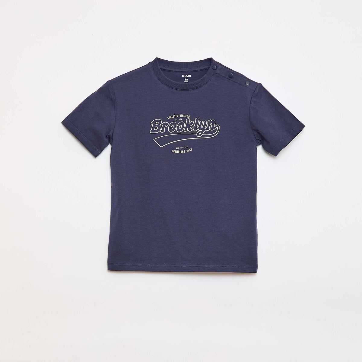 Tee-shirt imprimé à manches courtes - Collection facile à enfiler BLEU